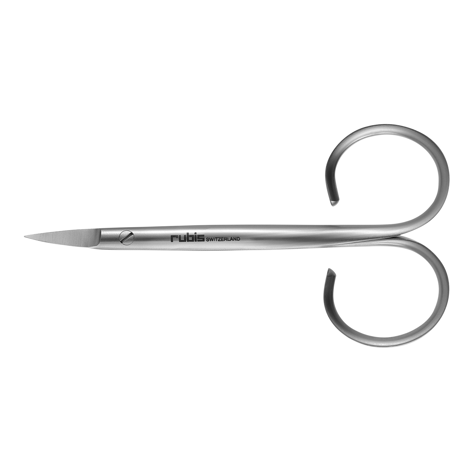 Rubis professional nail scissors Curved cut 9 cm