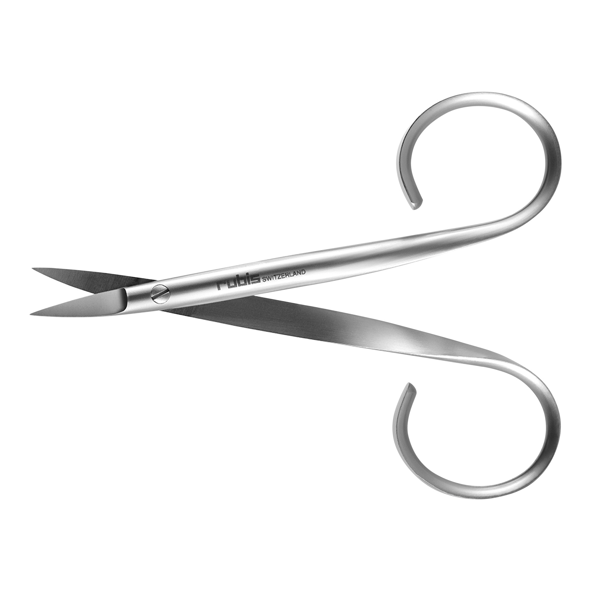 Rubis professional nail scissors Curved cut 9 cm