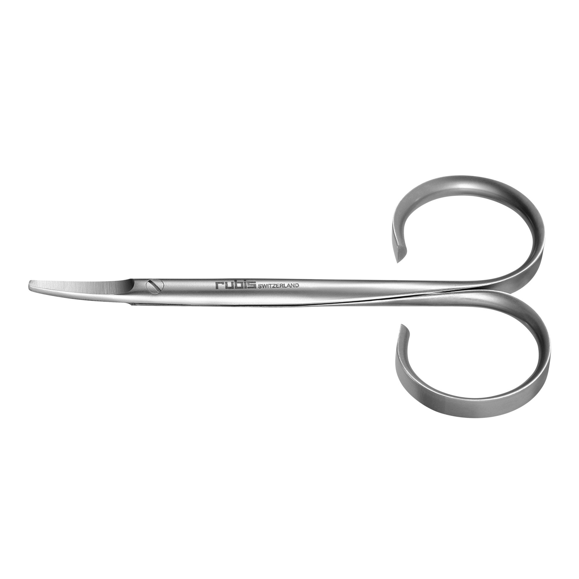 Ciseaux à ongles professionnels Rubis à bout rond Coupe droite 9 cm