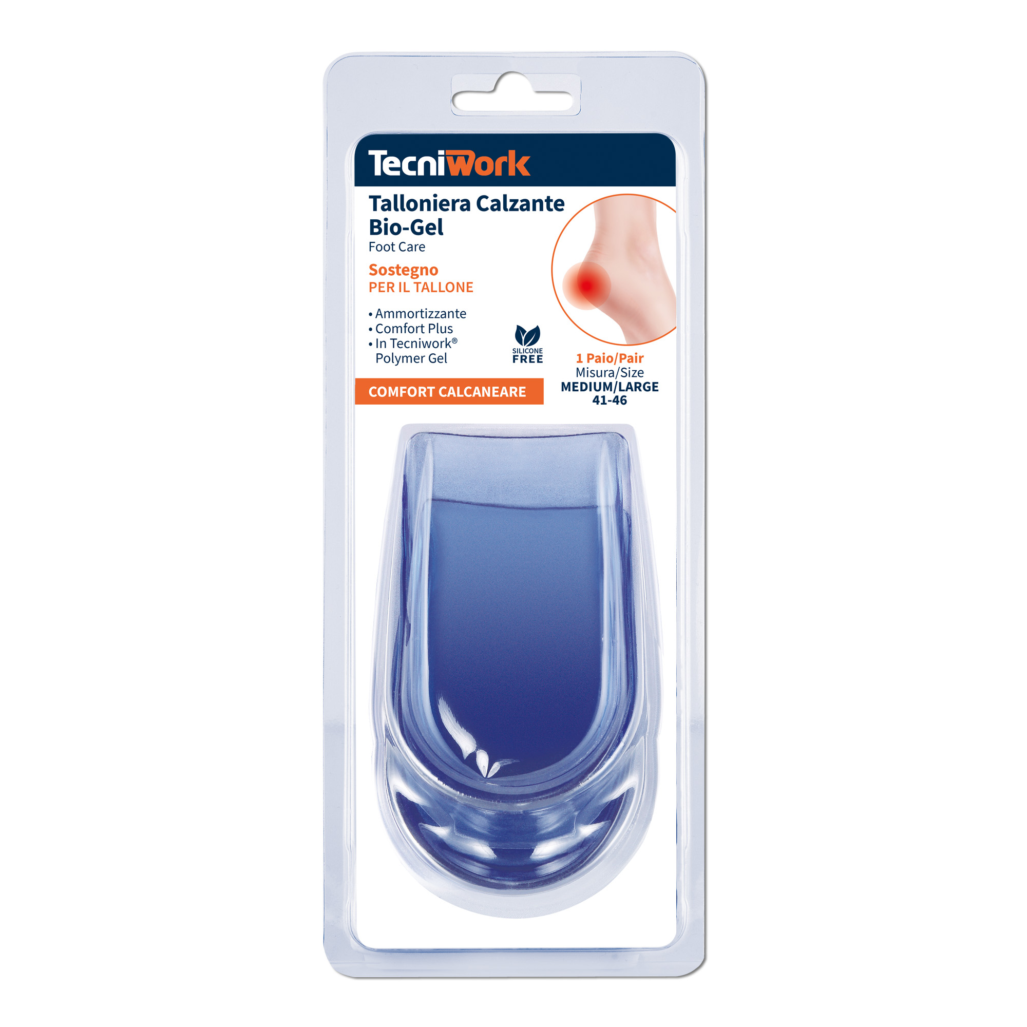 Talloniere calzanti in Bio-Gel Medium/Large 1 paio