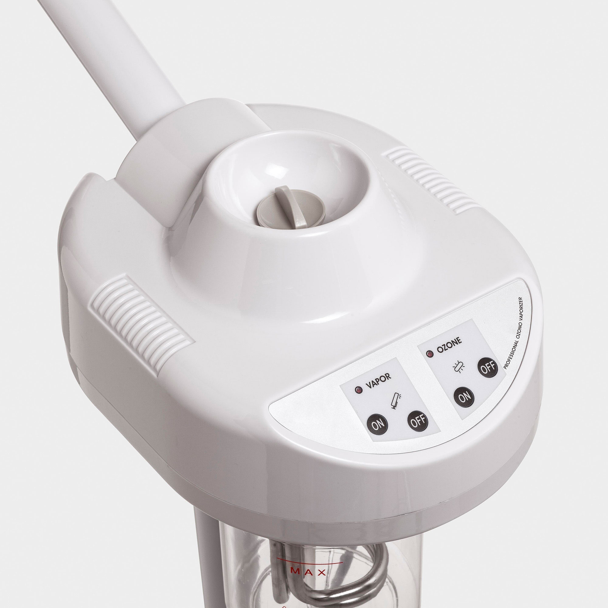 Professional ozone facial steamer with support