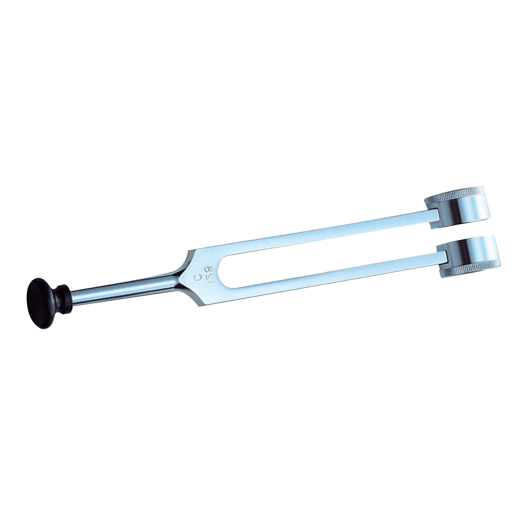 128 HZ aluminium tuning fork with foot