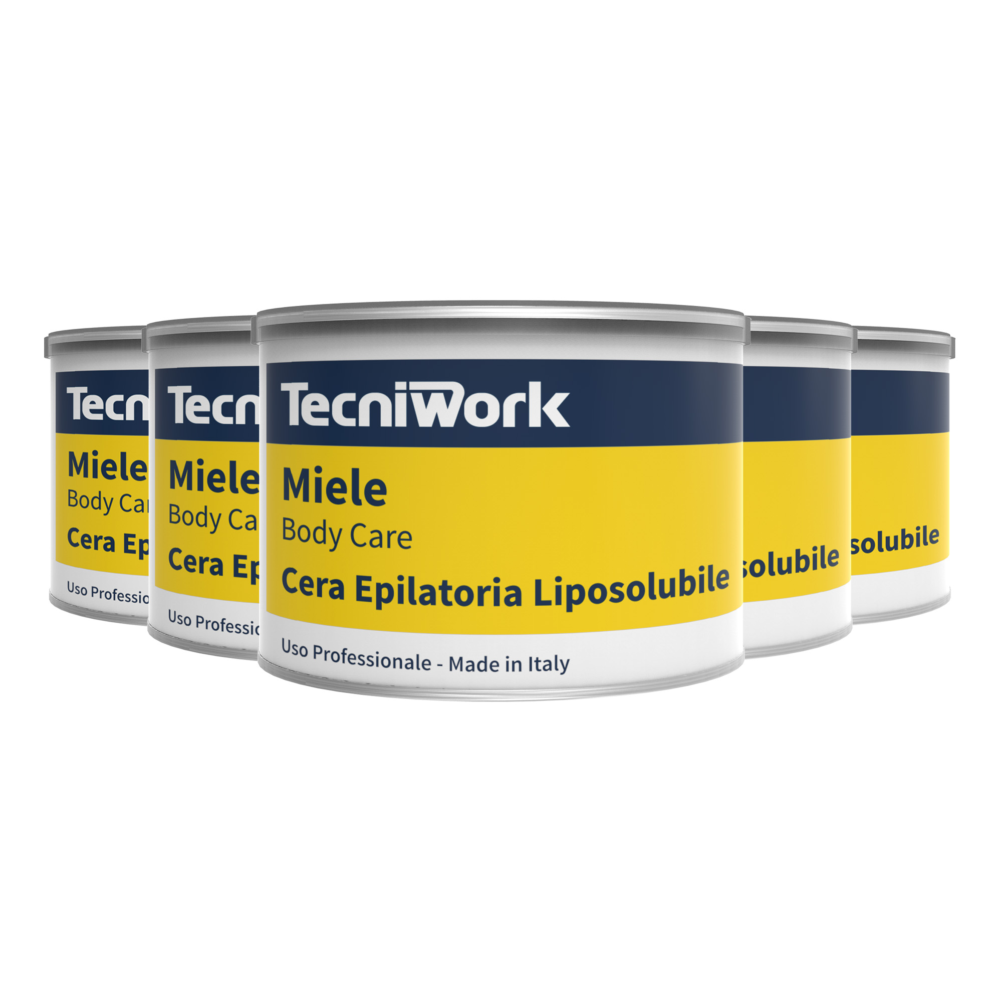 Cera epilatoria naturale al Miele in barattolo 400 ml 24 pz