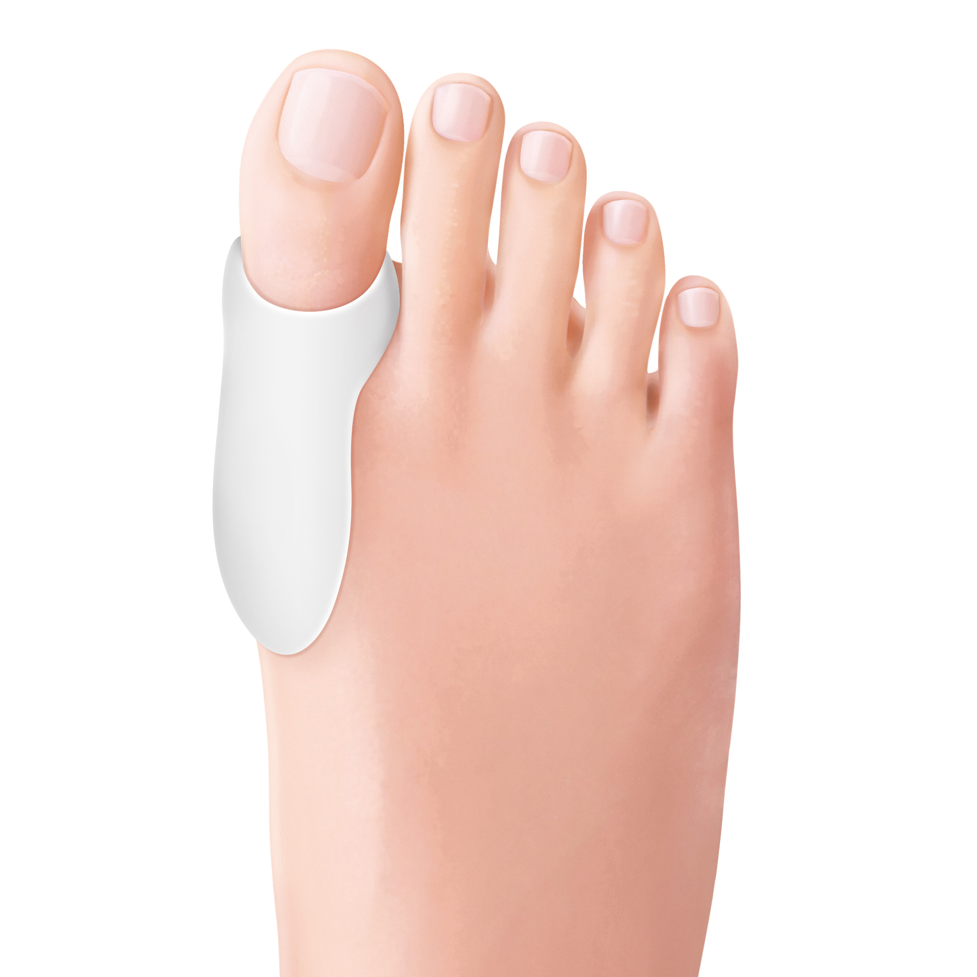 Thin Tecniwork Polymer Gel toe protector Bio-Gel transparent