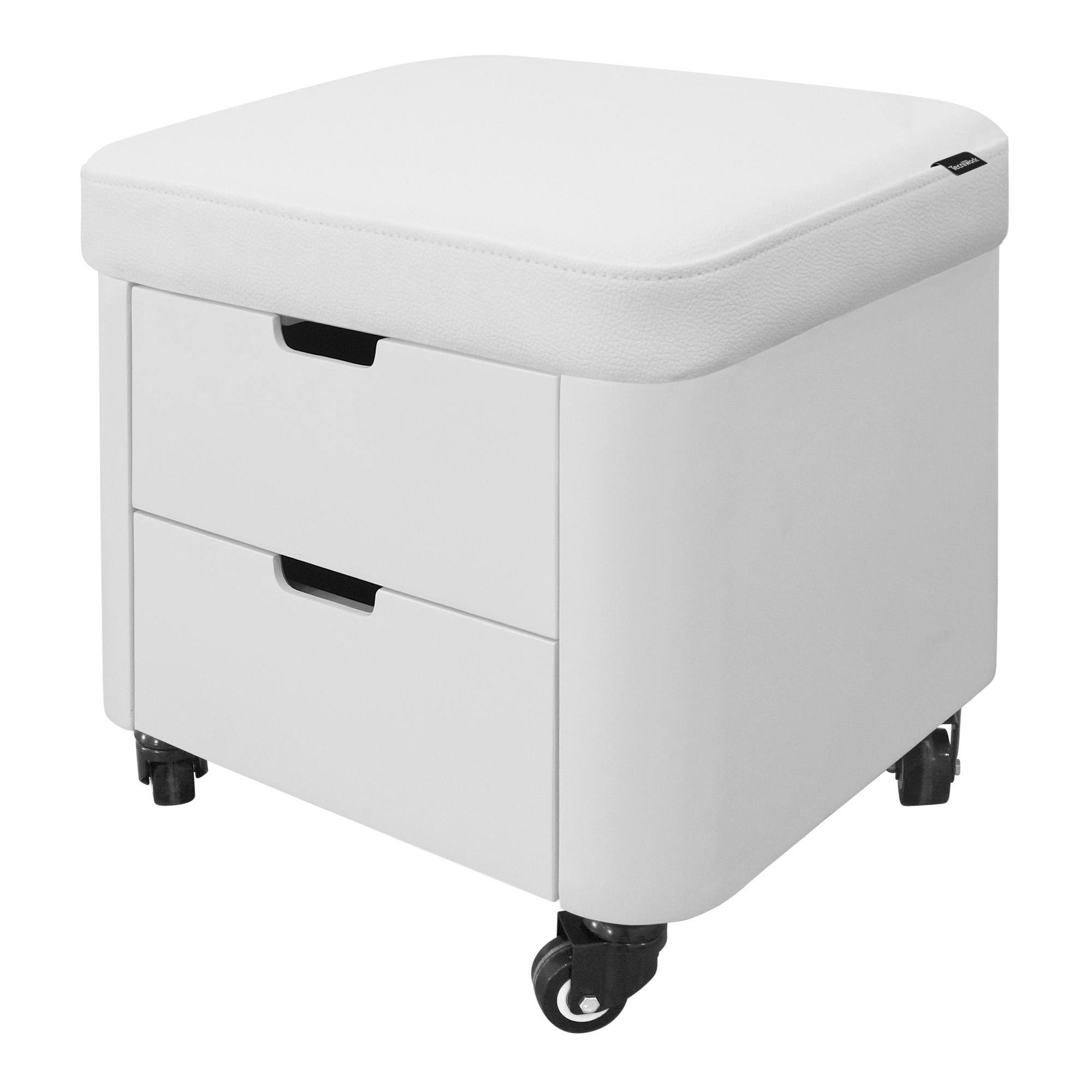 Galaxy multi-purpose stool for pedicure and manicure with two drawers