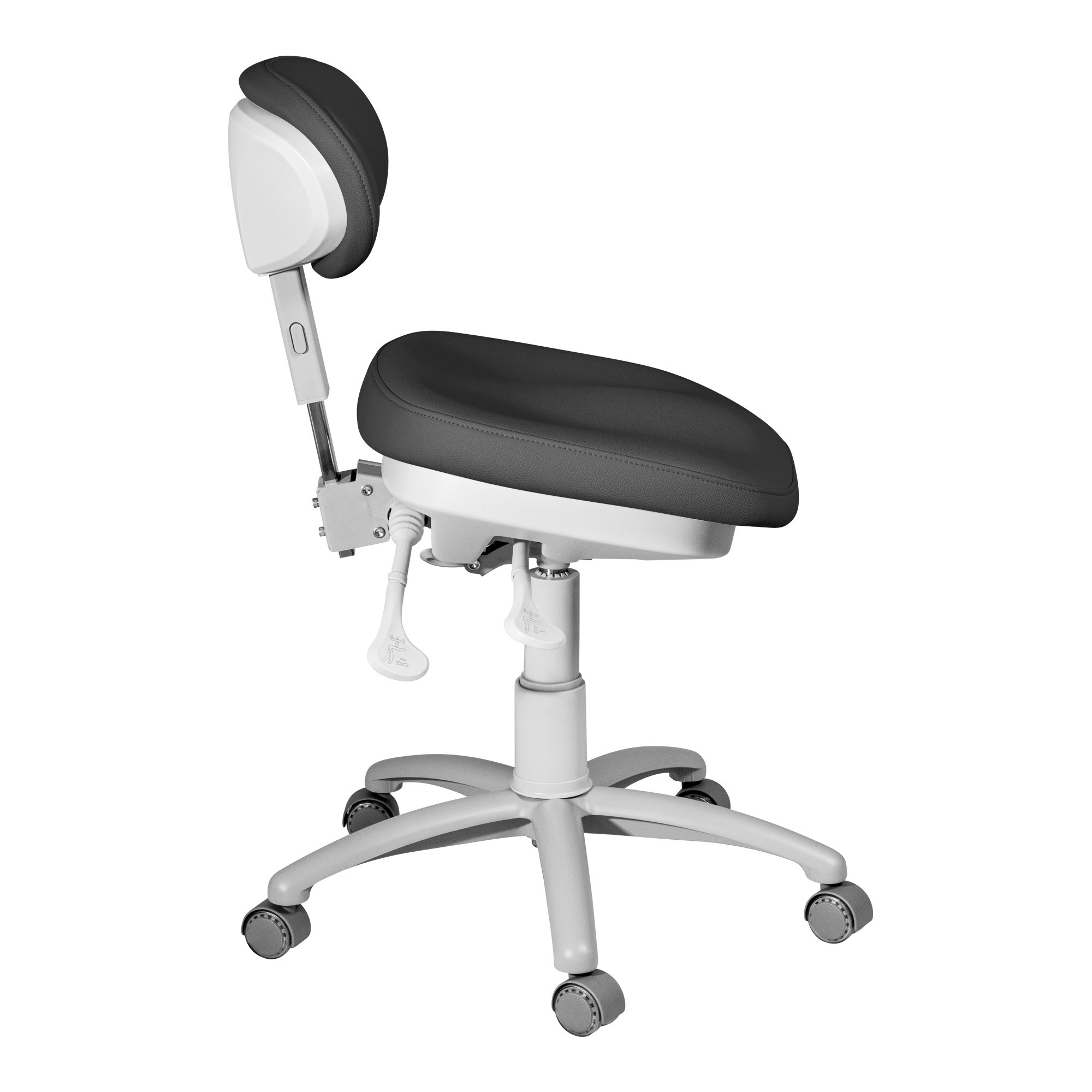 Moon - Professioneller Stuhl mit ergonomischem Sitz und Rückenlehne