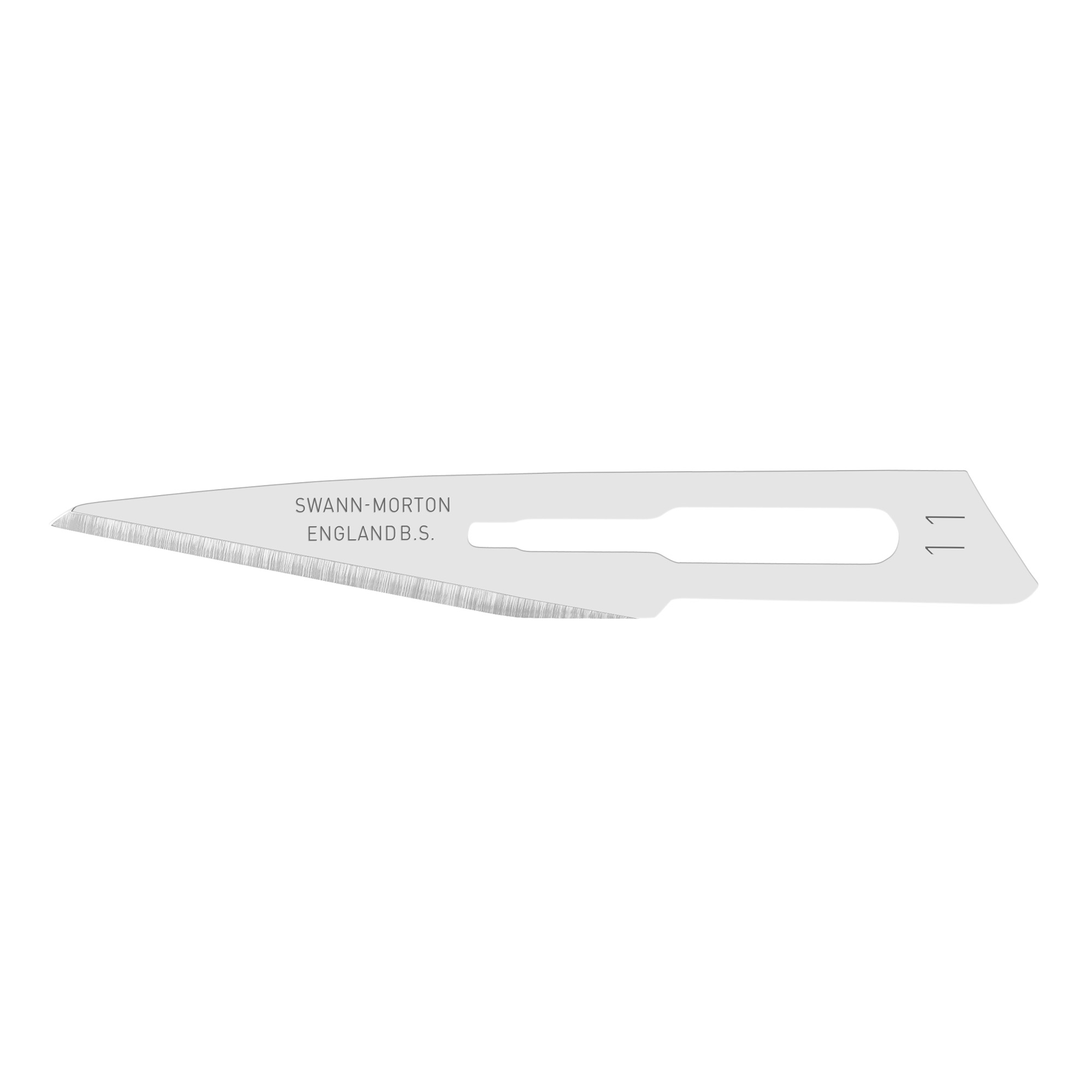 Sterile single-use professional scalpel blades Swann-Morton size 11 100 pcs