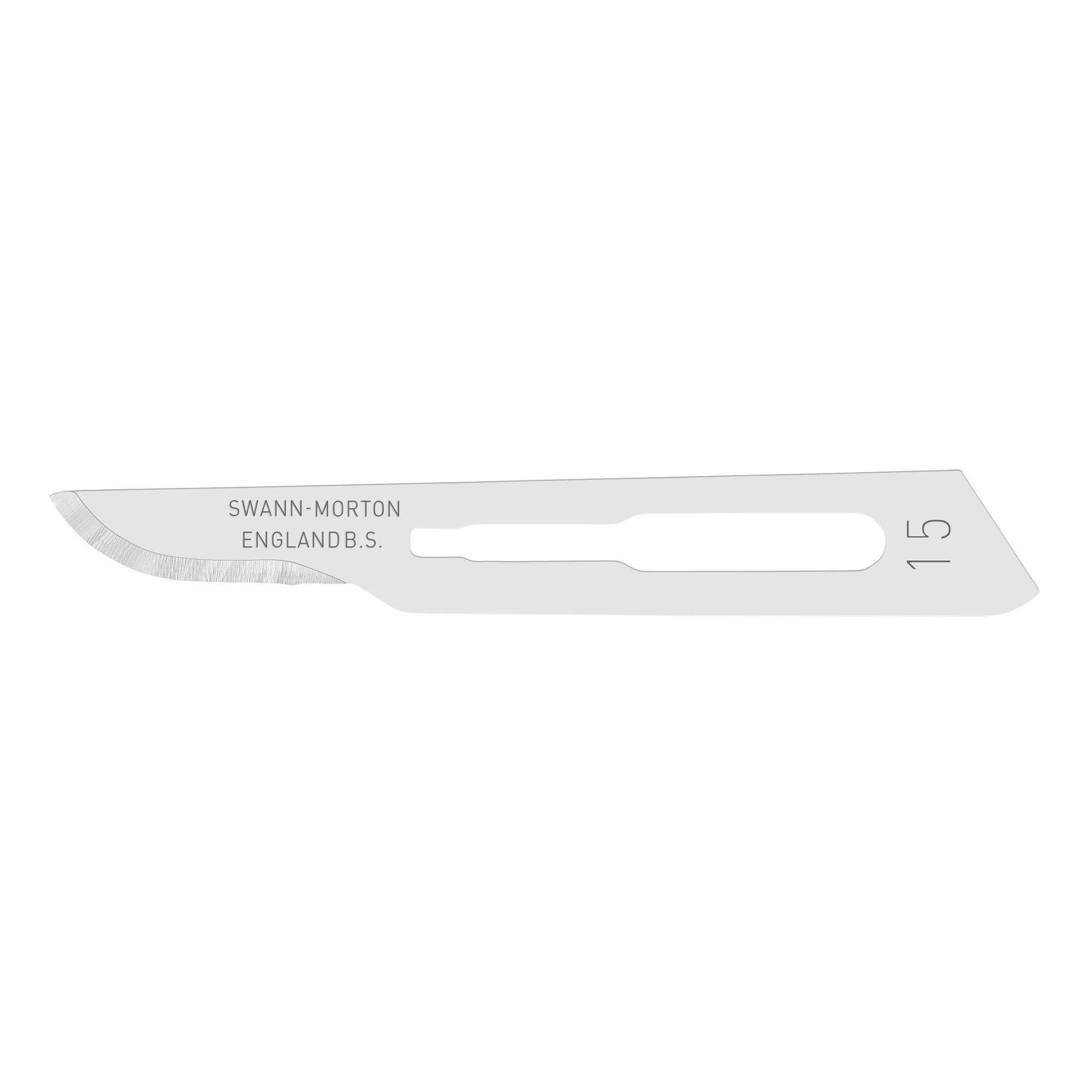 Sterile single-use professional scalpel blades Swann-Morton size 15 100 pcs
