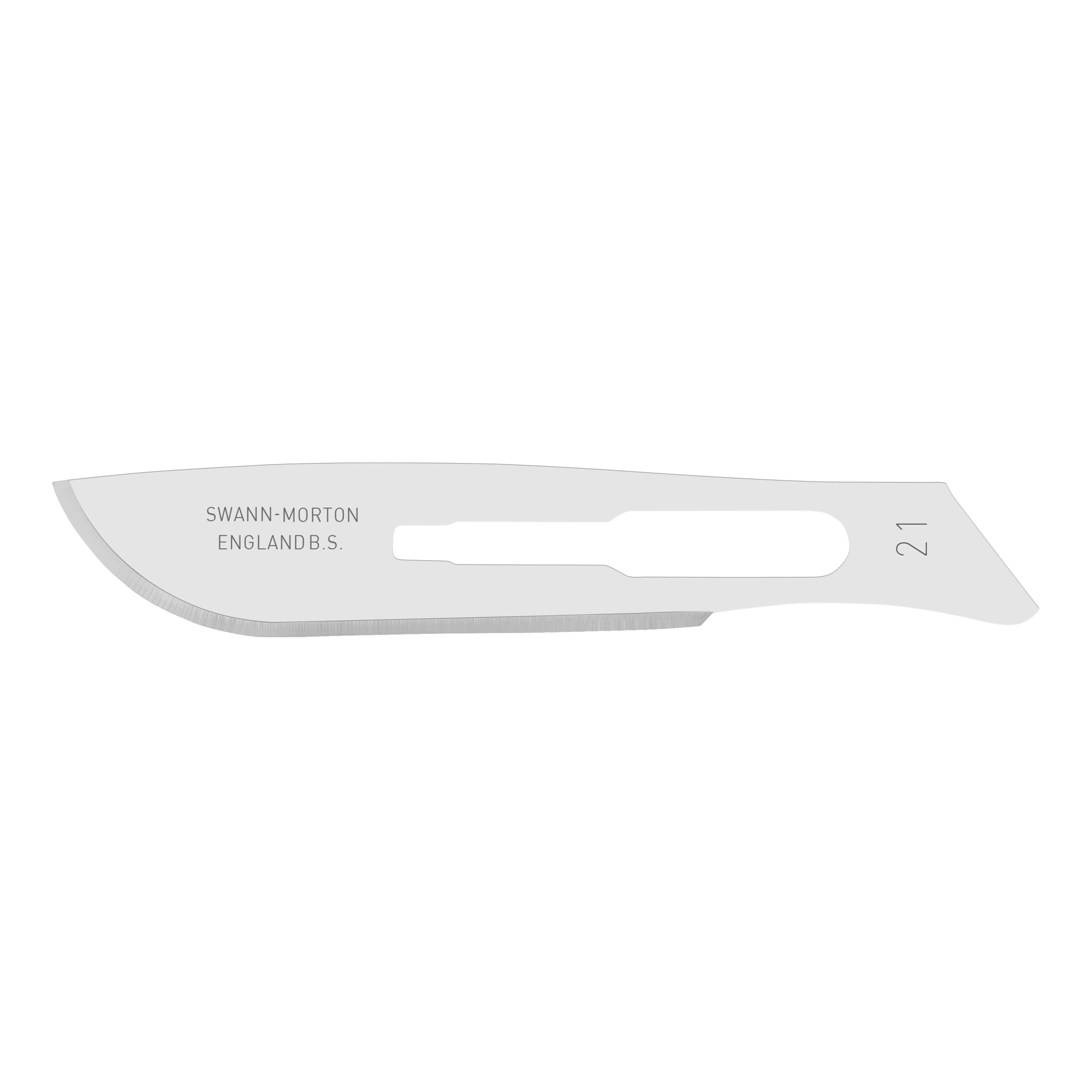 Sterile single-use professional scalpel blades Swann-Morton size 21 100 pcs