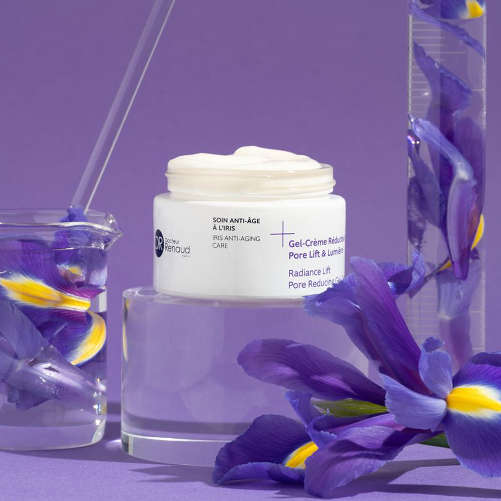 Iris gel-crème liftant pour le visage avec pores dilatés 50 ml - Anti Age