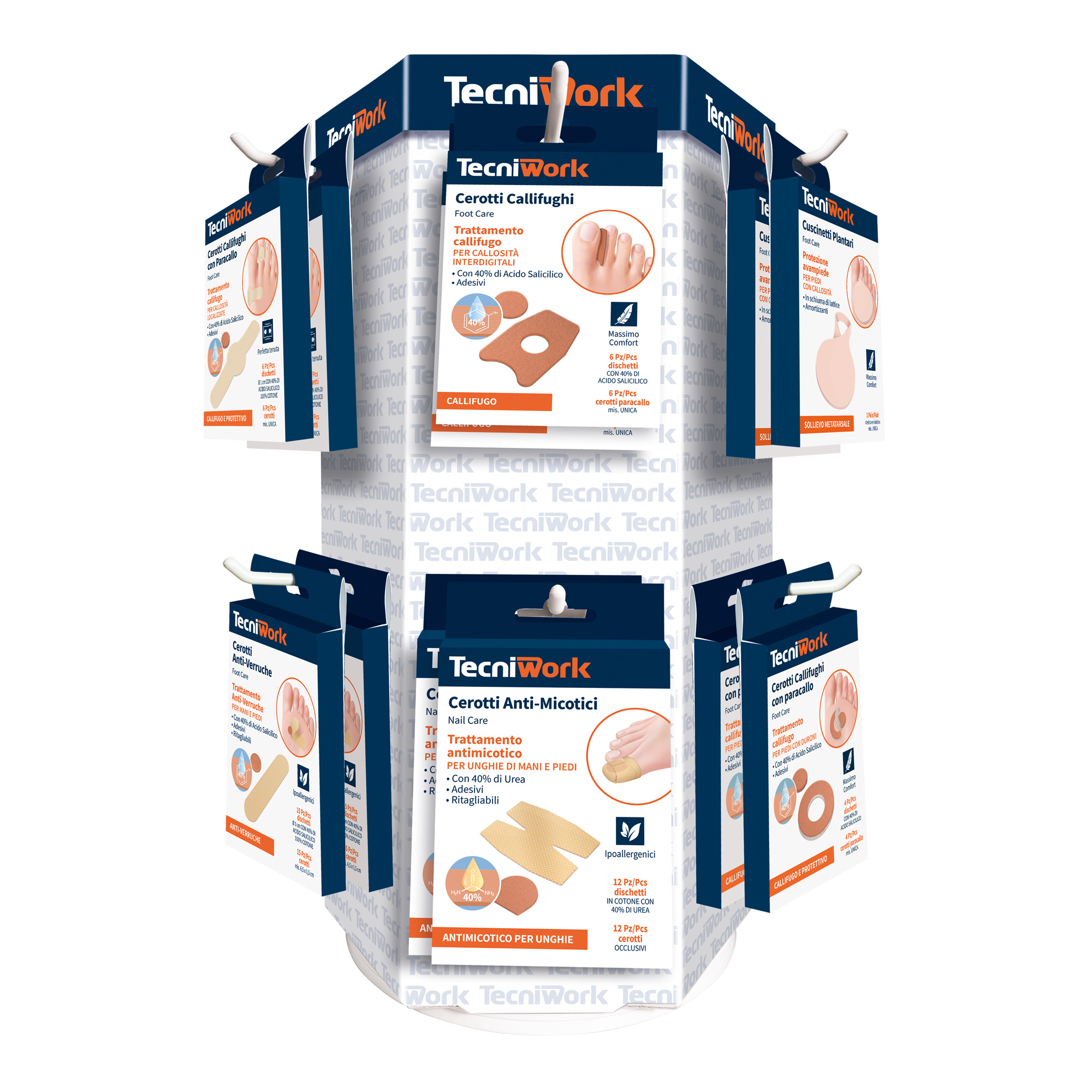 Foot protectors, pads and plasters Display 48 packs