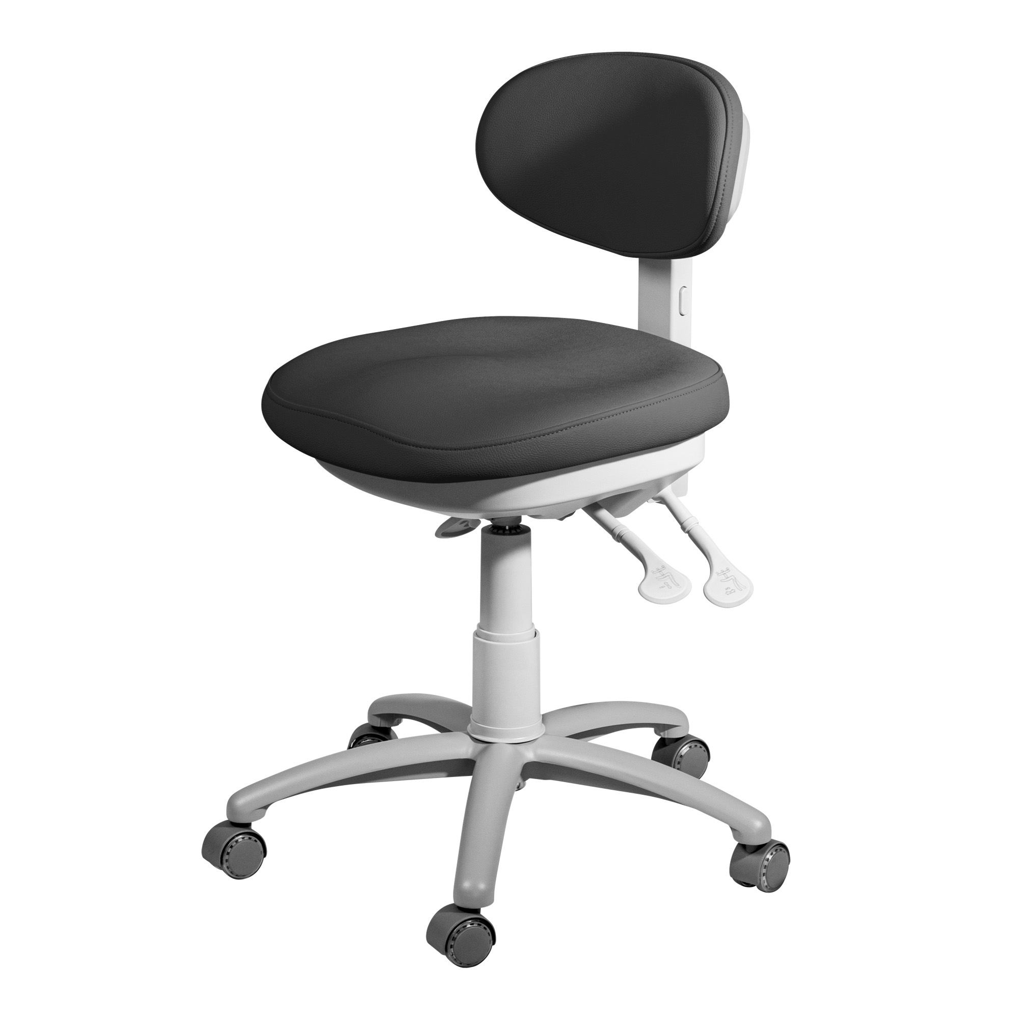 Moon - Professioneller Stuhl mit ergonomischem Sitz und Rückenlehne
