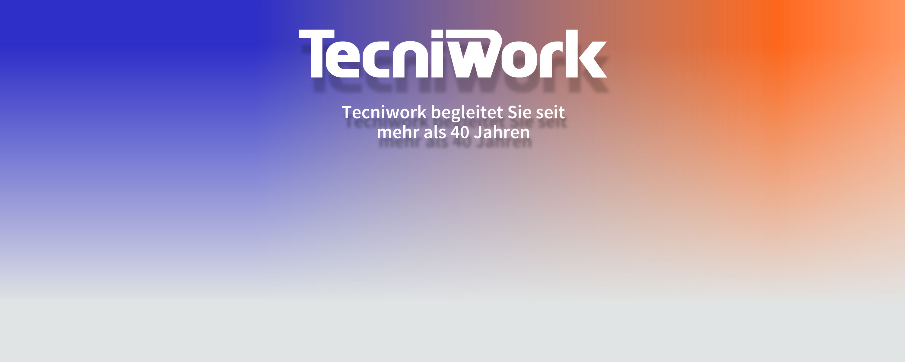 Tecniwork, seit über 40 Jahren an der Seite von Profis