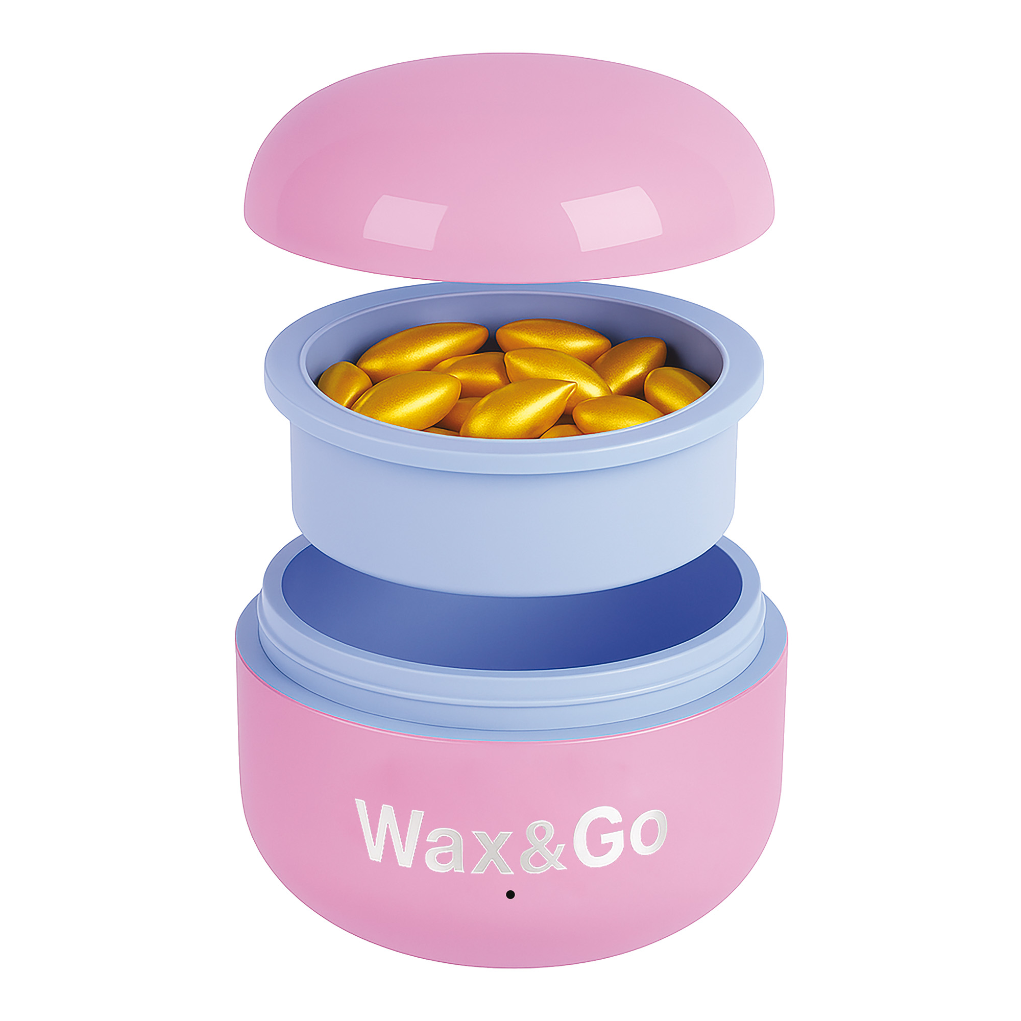 Angebot Brazilian Wax Rosa und Mini-Wachswärmer Wax&Go