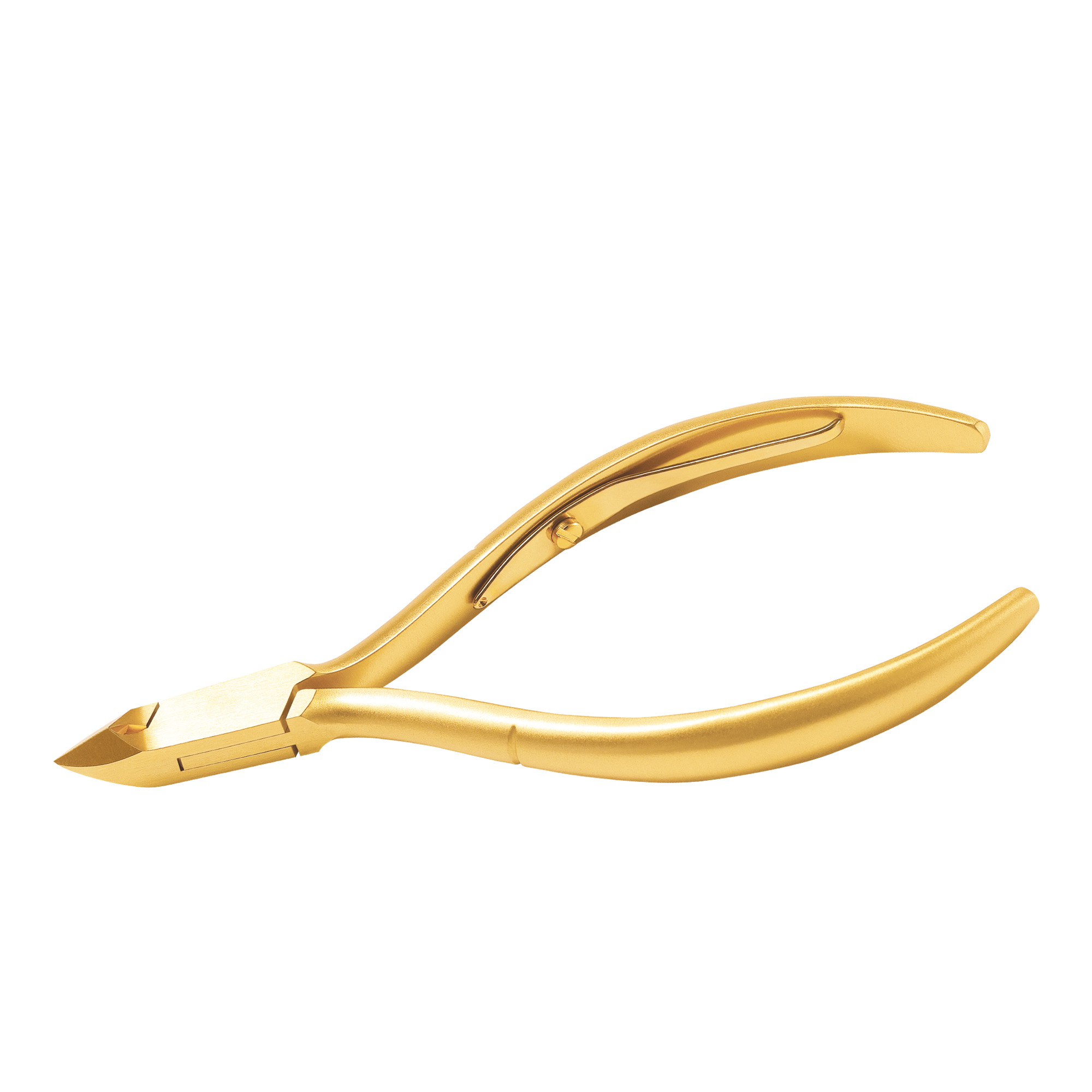 Professionelle Nagelhautzange Satin Gold Schnitt 7 mm
