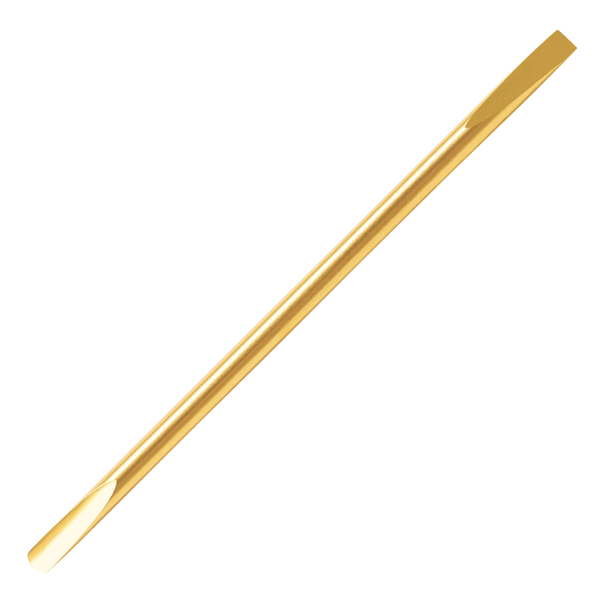 Repousse peau professionnel Pro Gold en acier inoxydable avec finition dorée et double embout