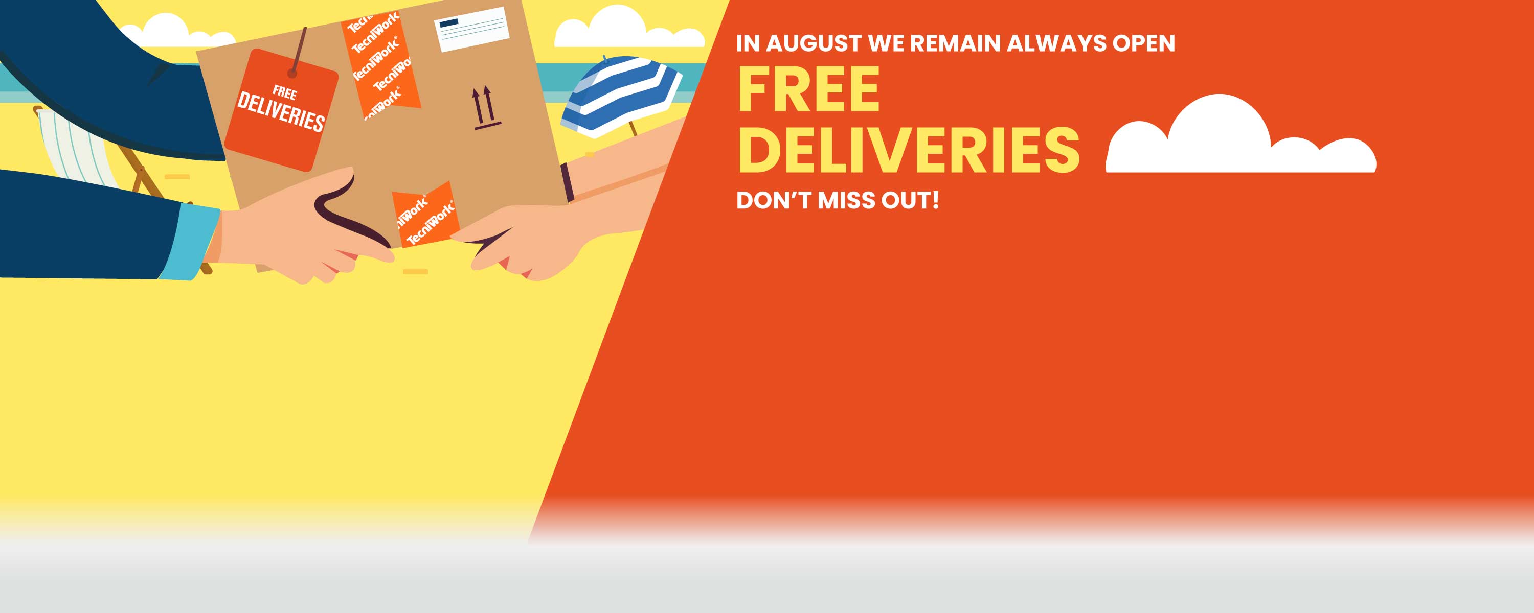 Aperti ad Agosto + Spedizioni Gratis