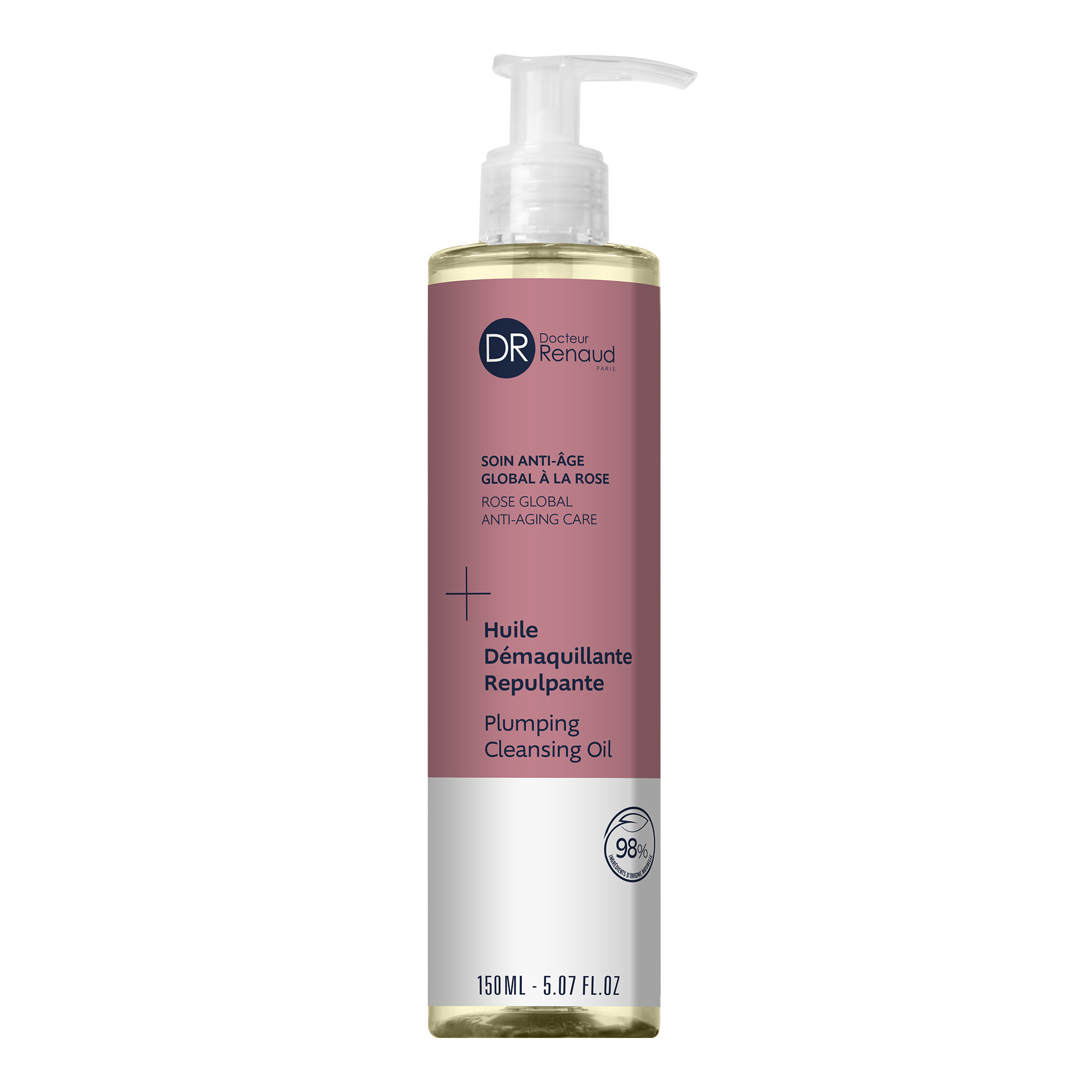 Promotion des produits pour le visage à la rose : huile démaquillante, crème et élixir repulpant