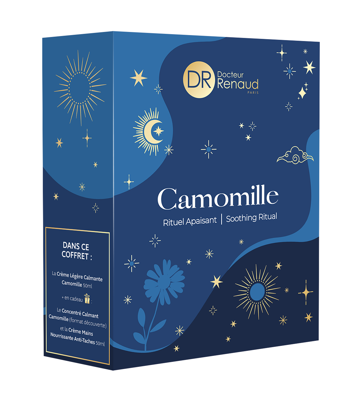 Cofanetto regalo Crema e Concentrato calmante Linea alla Camomilla e Crema mani