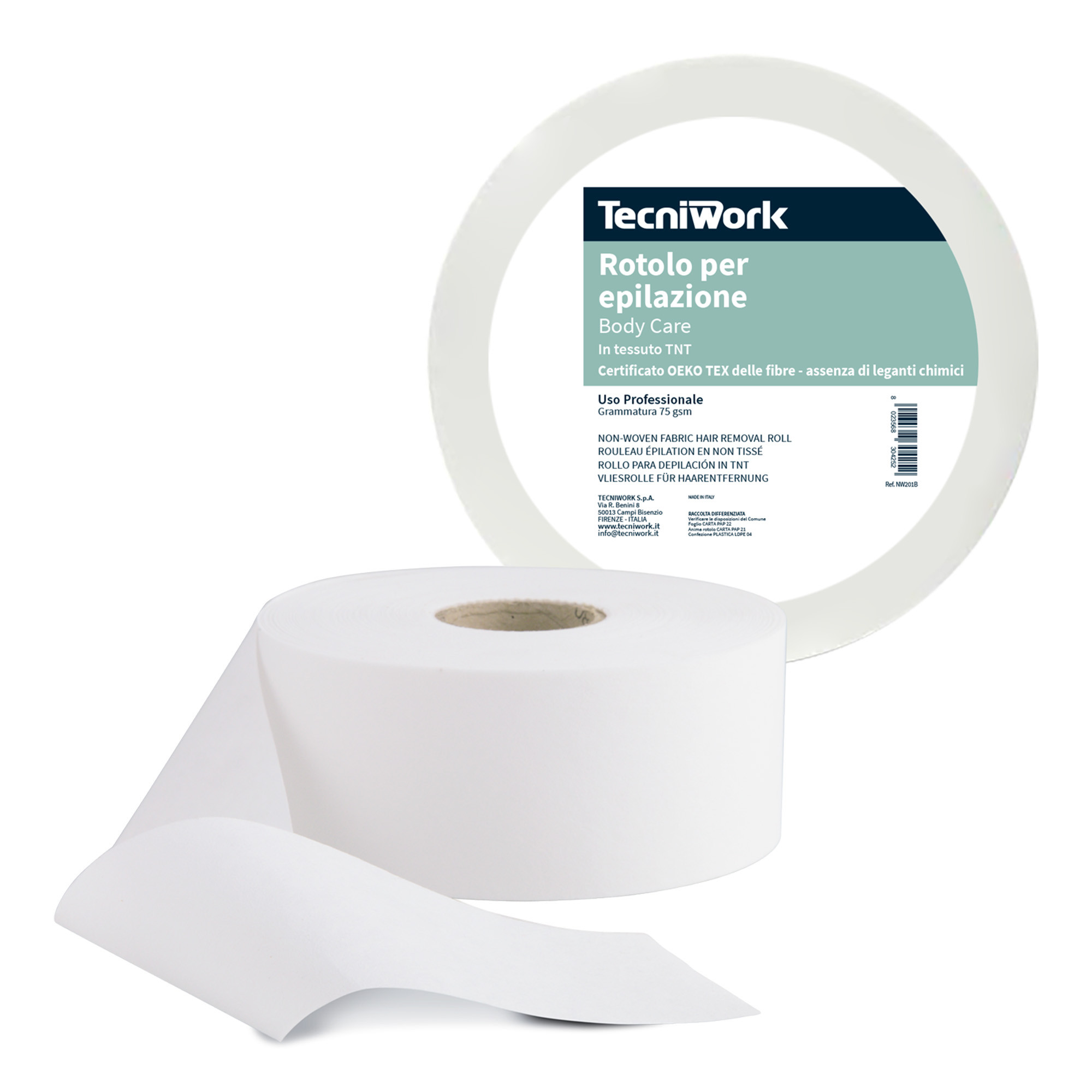 Invito alla prova Rotolo strisce TNT per epilazione professionale Tecniwork 3 pz
