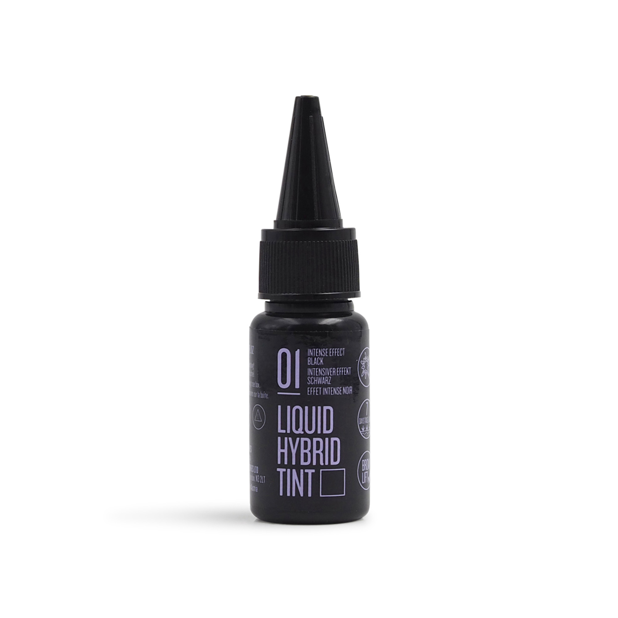 Teinture hybride pour sourcils, couleur Noir, 15 ml