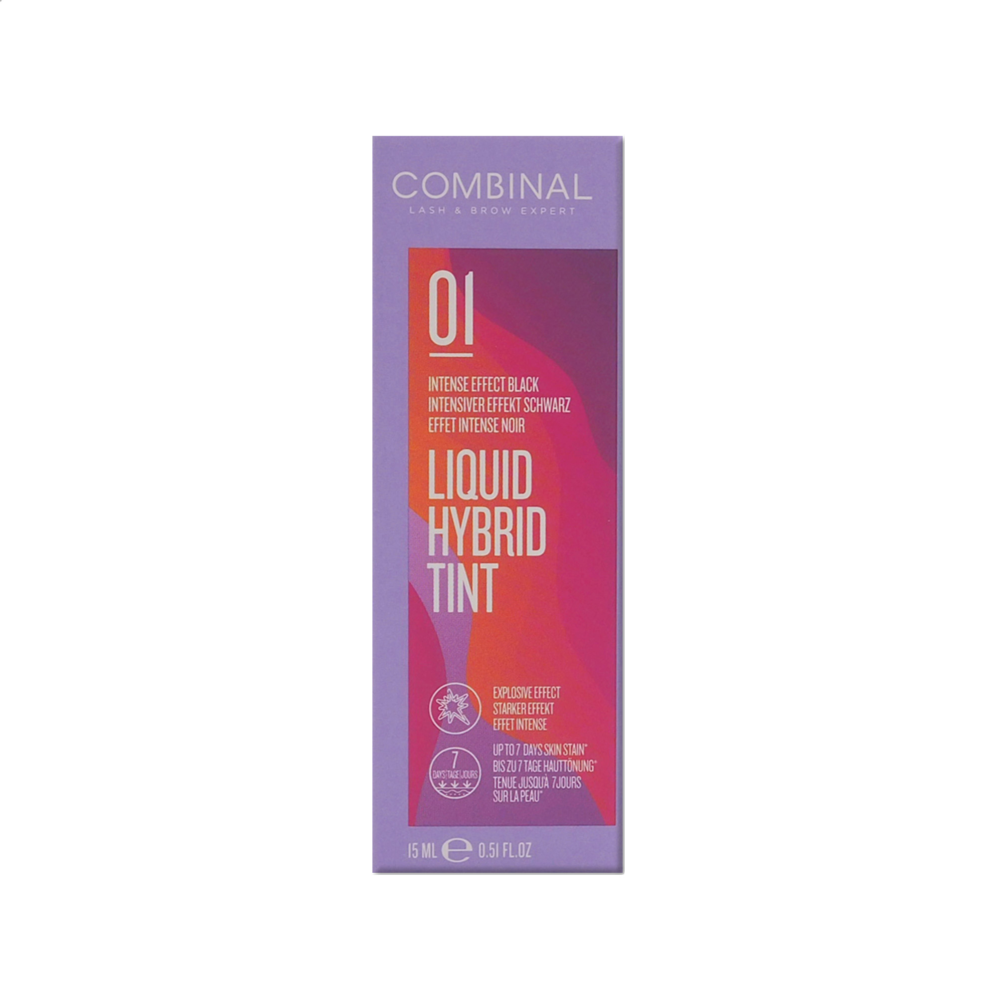 Teinture hybride pour sourcils, couleur Noir, 15 ml