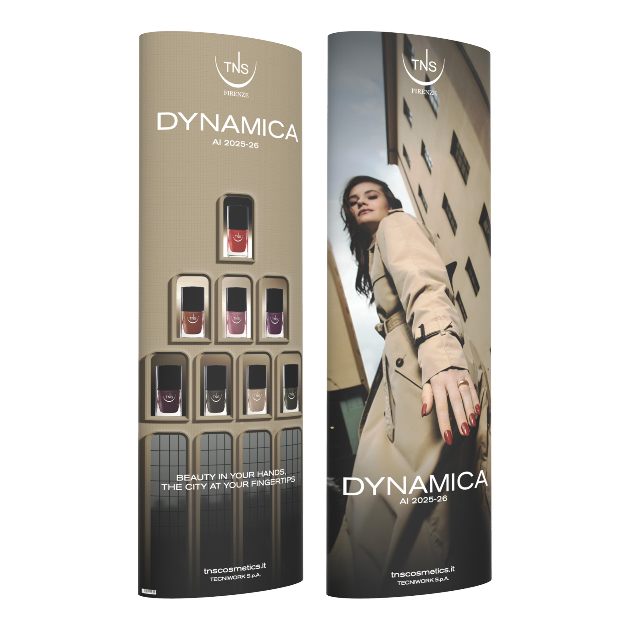 Limited Edition Kollektion Dynamica H/W 2025-26 Semipermanente Nagellacke, Pigmenta, Nagellacke und UV-LED-Lampe TNS