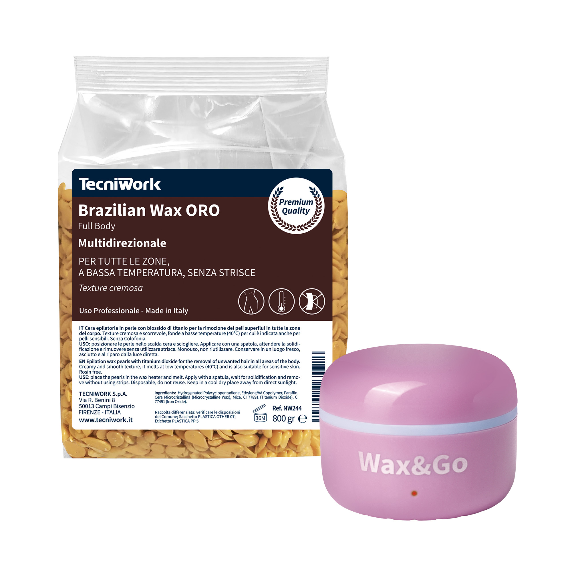 Promozione Brazilian Wax Oro e Mini scaldacera Wax&Go