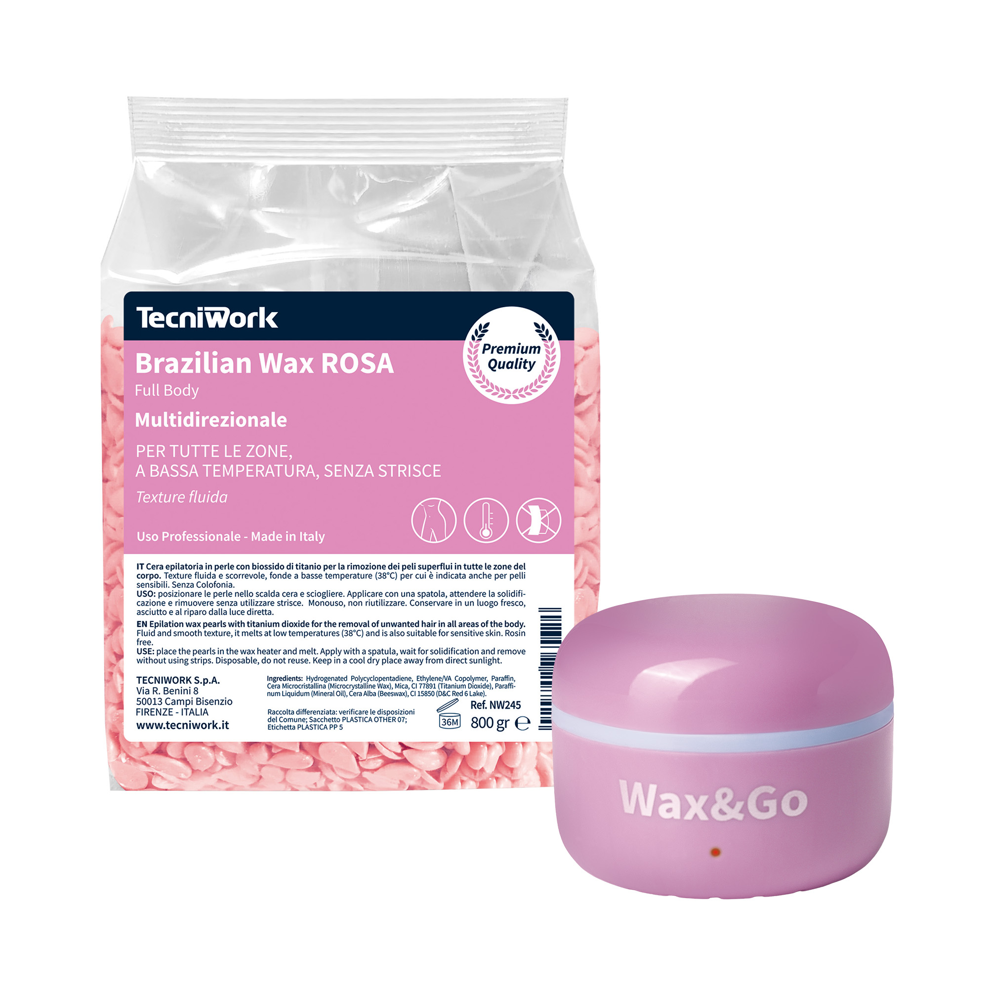 Promozione Brazilian Wax Rosa e Mini scaldacera Wax&Go