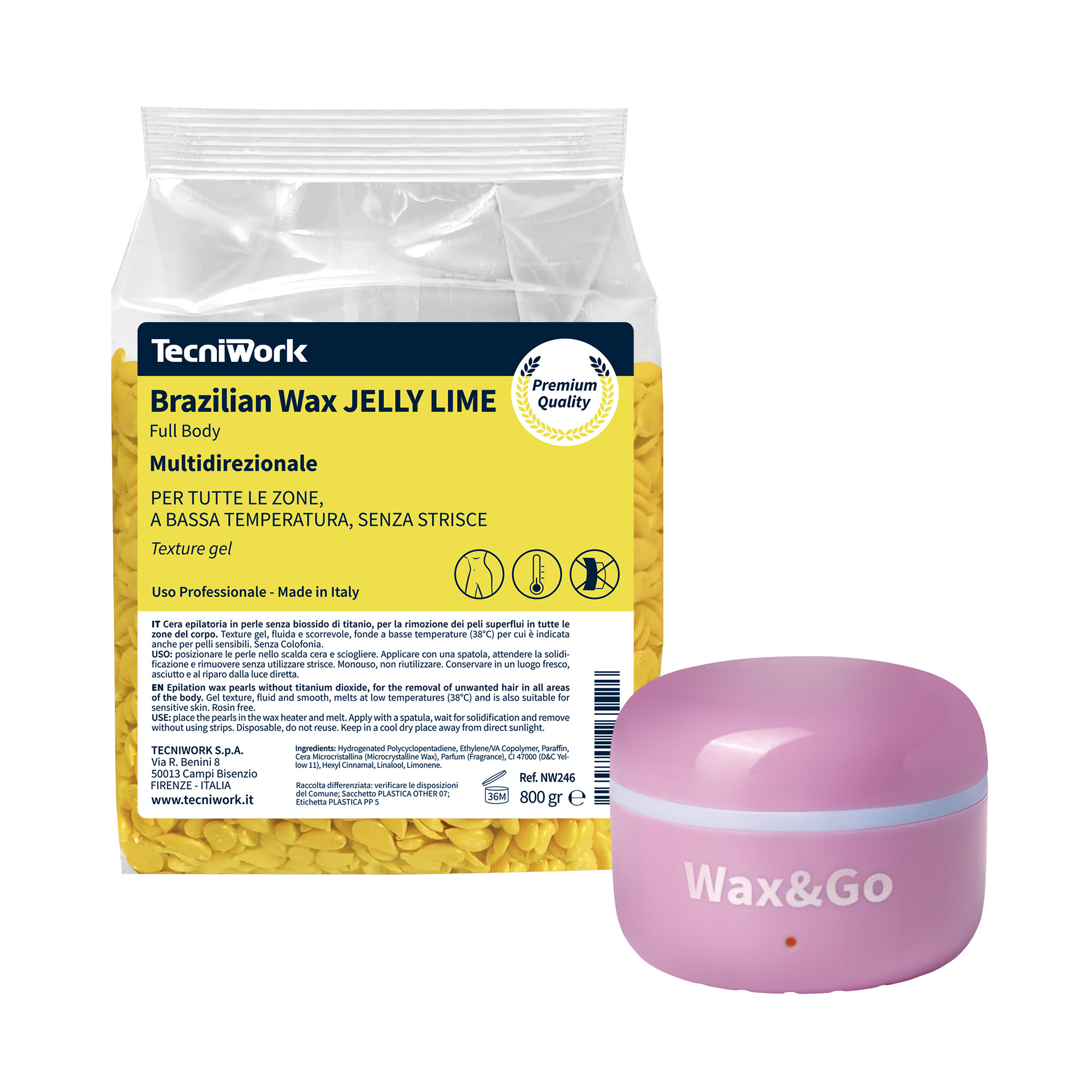 Promozione Brazilian Wax Jelly Lime e Mini scaldacera Wax&Go