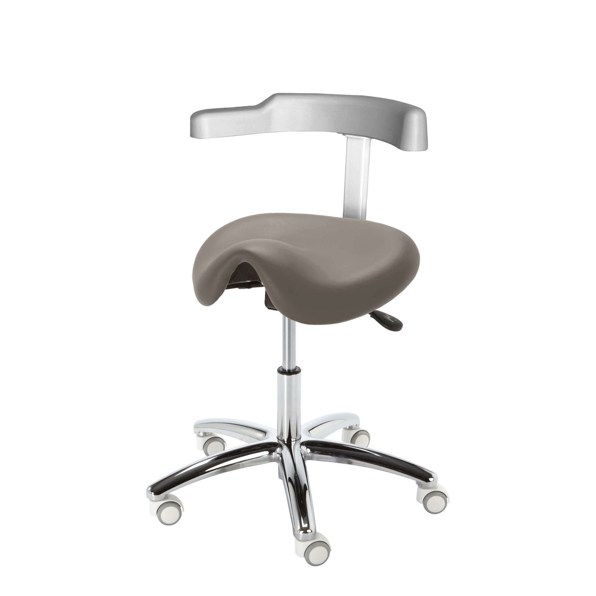 Silla con ruedas Corsa V color cromo