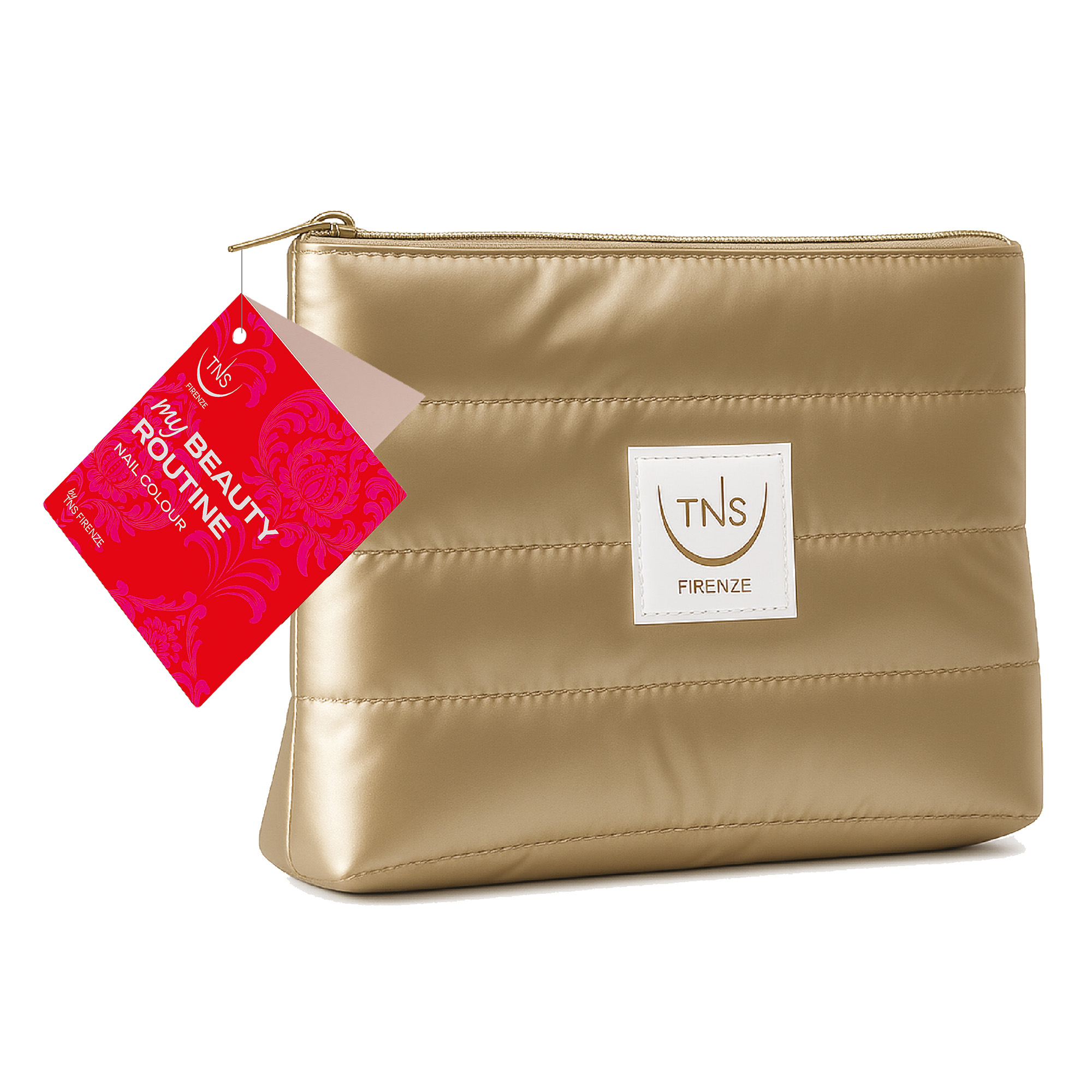 Pochette regalo con Smalto Rosso e Flash Top Coat TNS