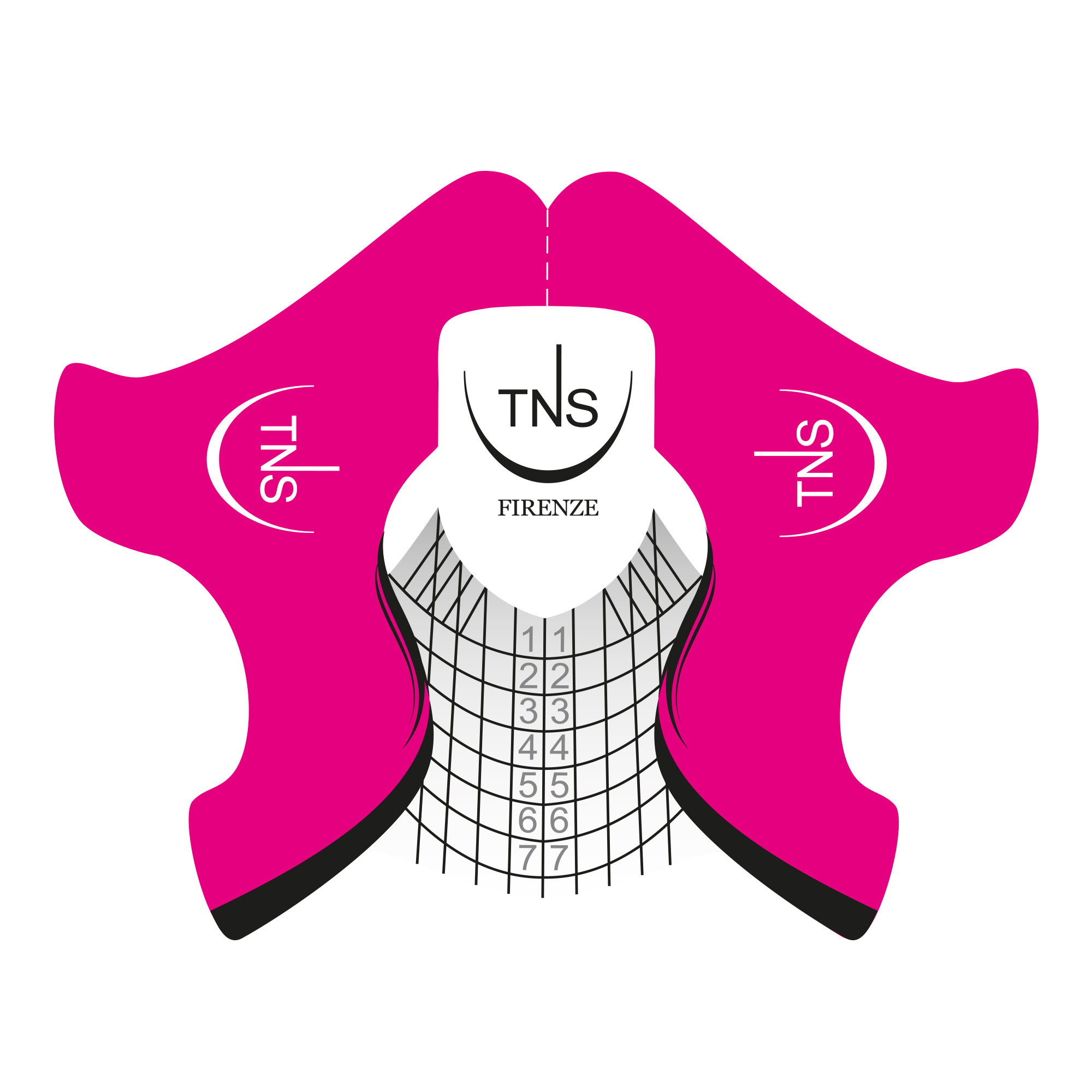 TNS Nagelverlängerung Papierformen 150 Stück