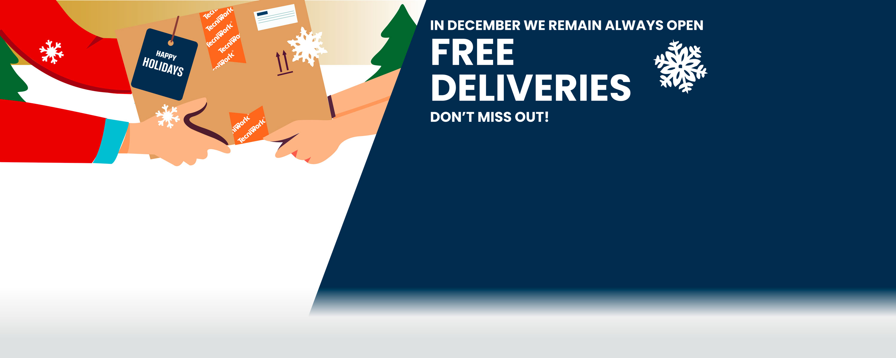 Aperti a Dicembre + Spedizioni Gratis