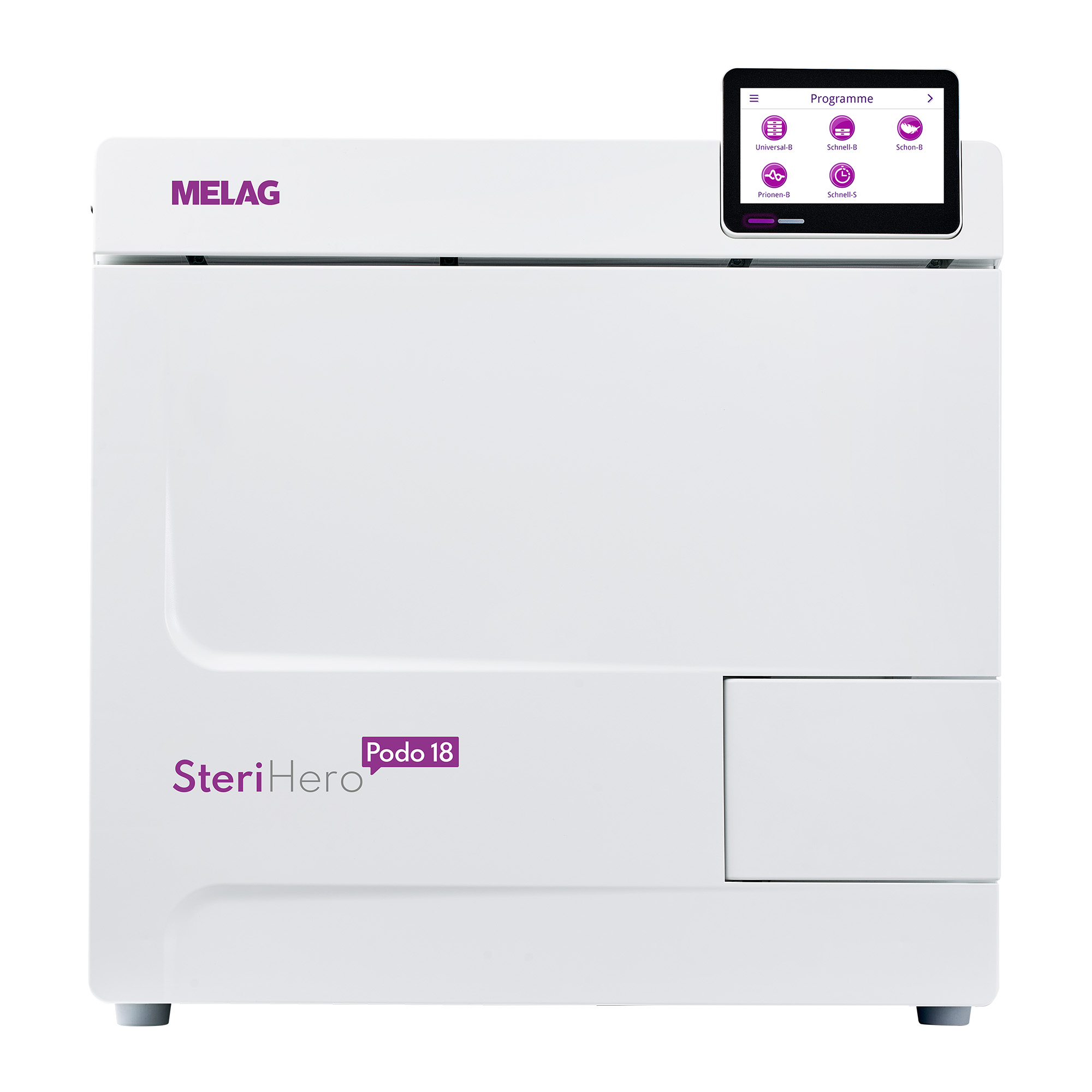Autoclave Classe B sterilizzazione strumenti SteriHero Podo 18L