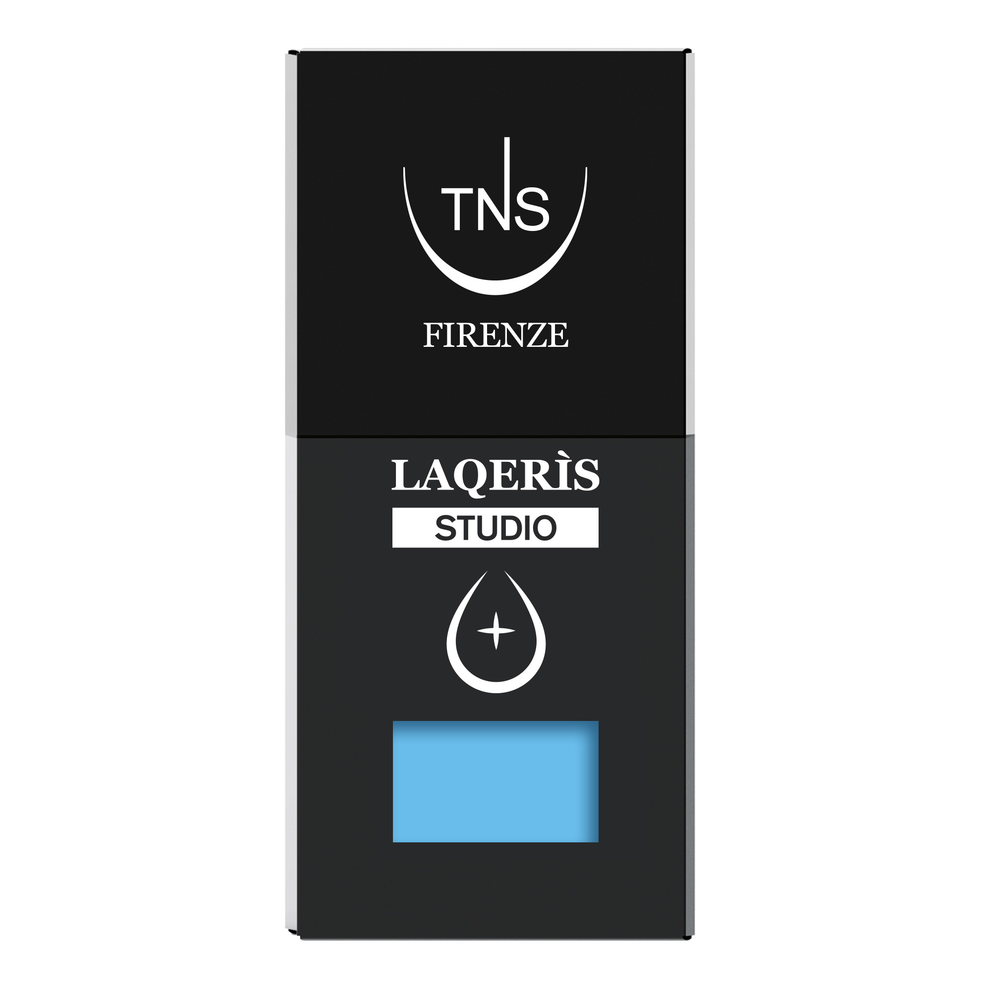 Semipermanenter Nagellack Pool Glow hellblau 10 ml Laqerìs Studio TNS
