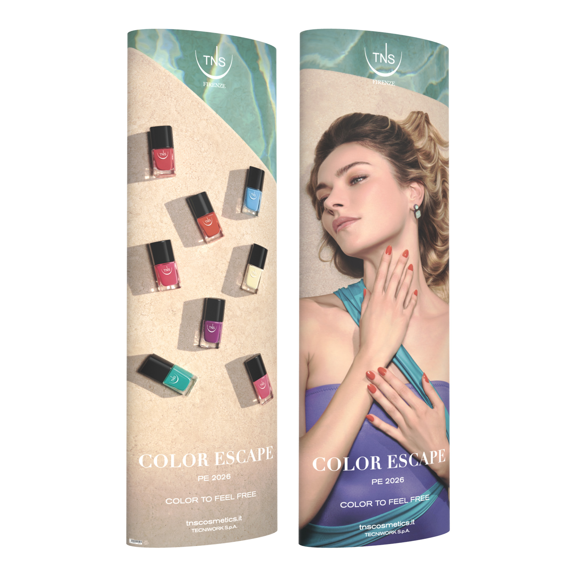 Collezione P/E 2026 Color Escape TNS Smalti, Pigmenta, Laqerìs Studio e Lampada Power Led