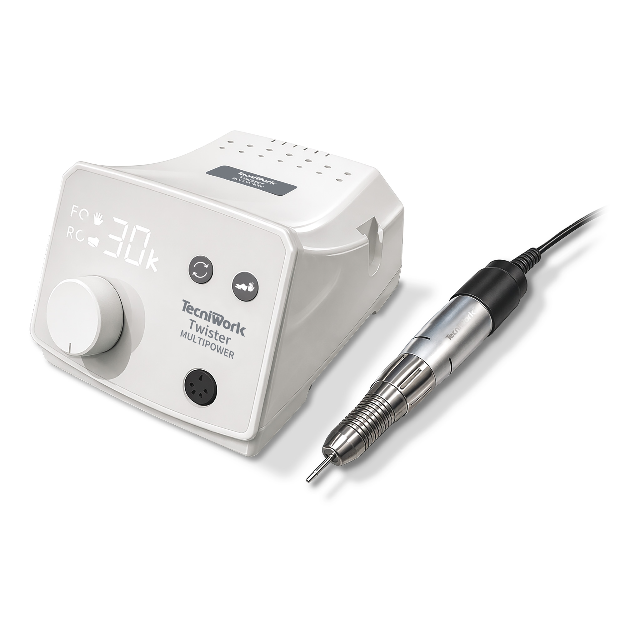 Professioneller Nagelgerät Twister Multipower Tecniwork mit Handstück Powerdisk