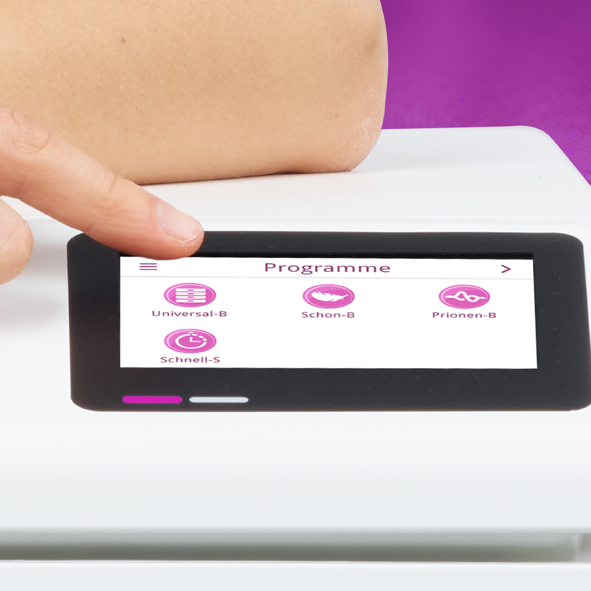 SteriHero Speed+ 5 l Class B autoclave for rapid instrument sterilisation