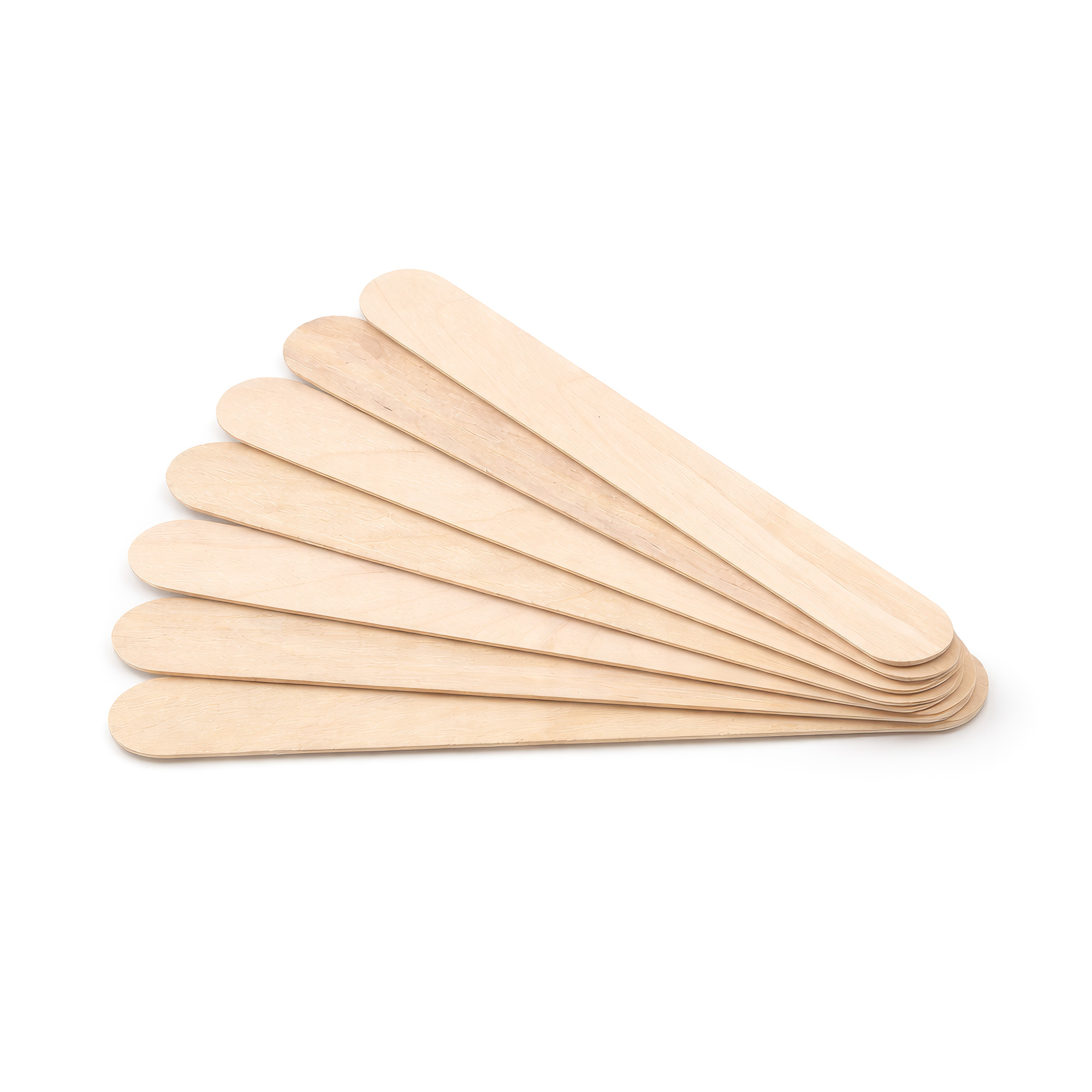 Spatules en bois pour épilation avec cire sur zones délicates, 100 pièces