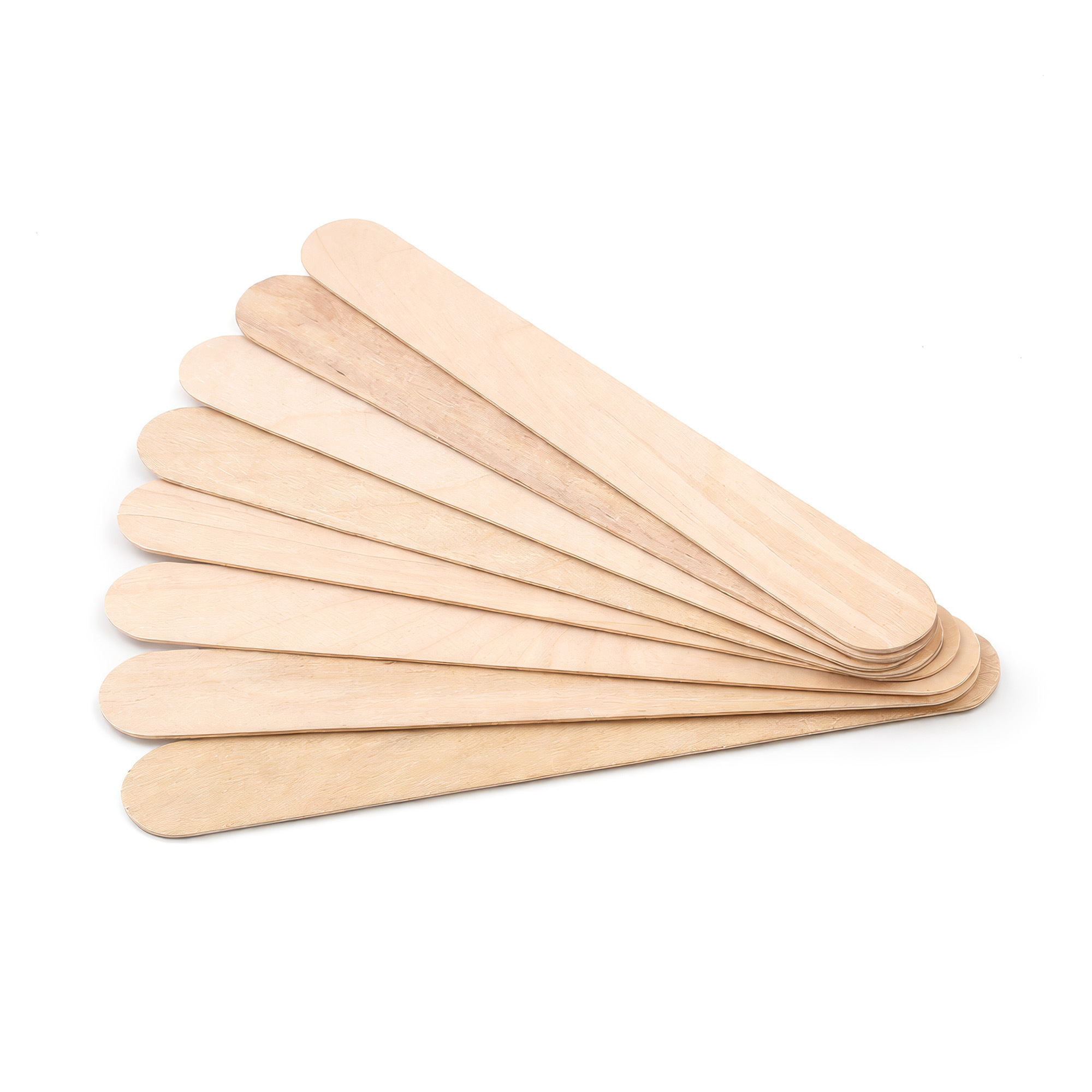 Spatules en bois pour épilation avec cire, jetables standard, 100 pièces