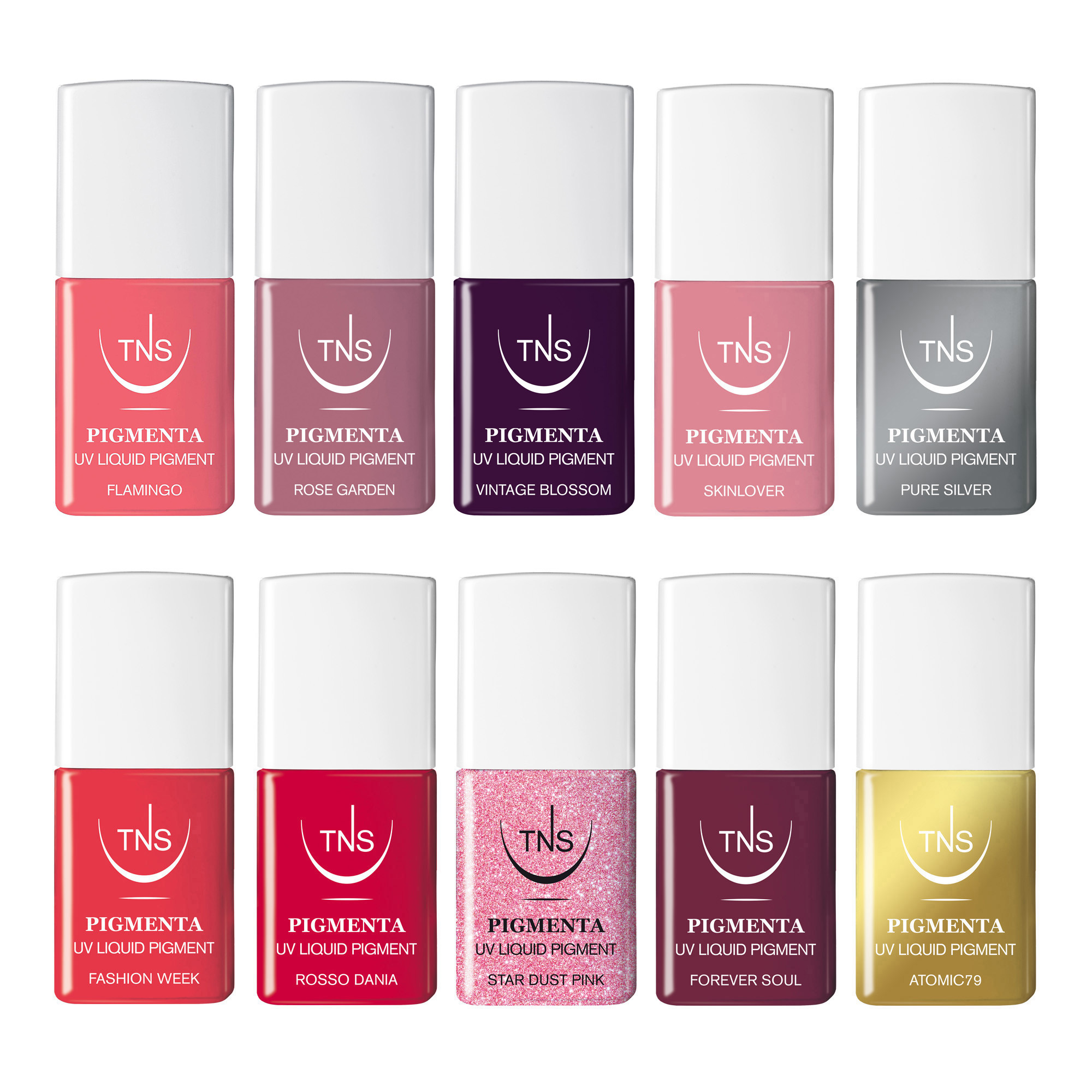 TNS UV Liquid Pigmenta Promotion Complete Kit 47 pcs