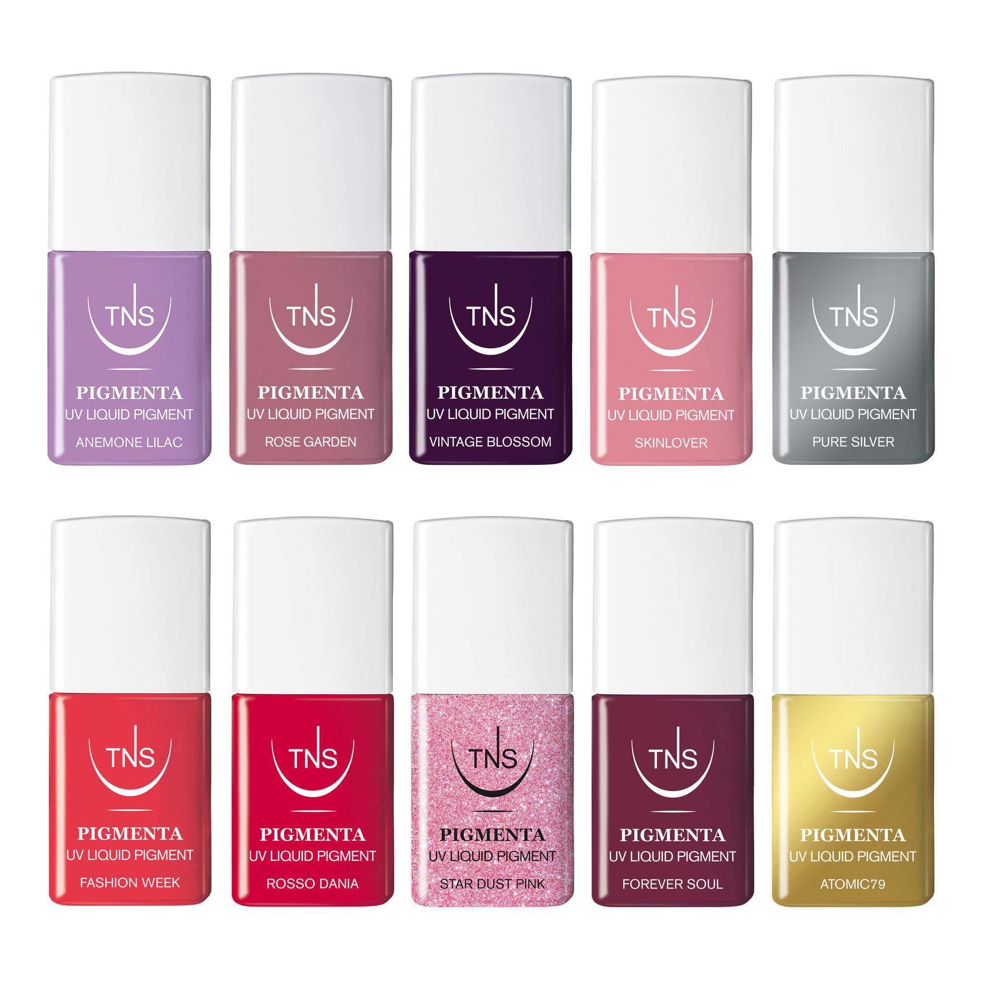 Komplettes Set mit UV-Flüssigpigment Pigmenta und TNS Powerled Lampe