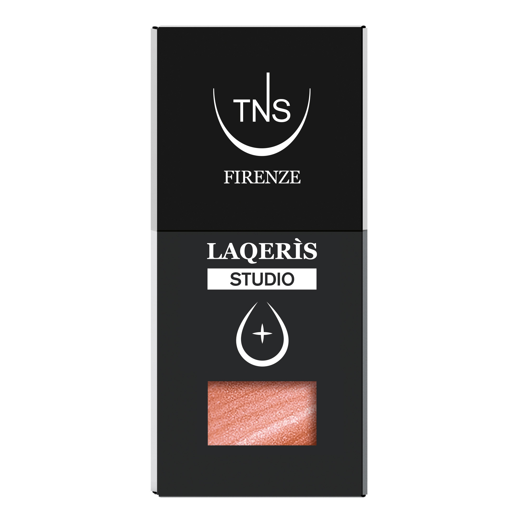 Semipermanenter Nagellack Vintage Rose Pearl Altrosa Perlglanz Laqerìs Studio TNS 10 ml