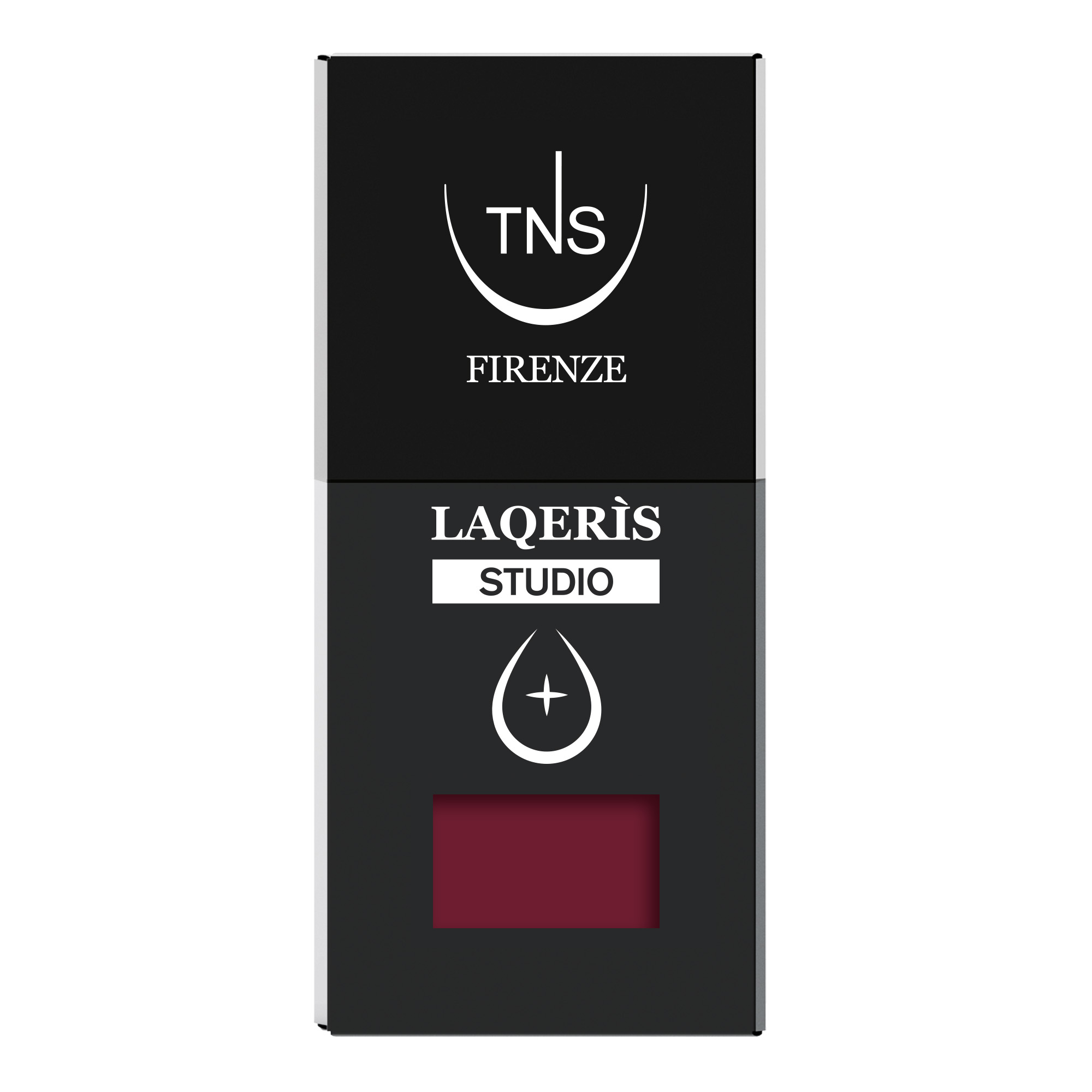 Semipermanenter Nagellack „La Vie en Rose“ in Bordeaux-Rosa von Laqerìs Studio TNS, 10 ml