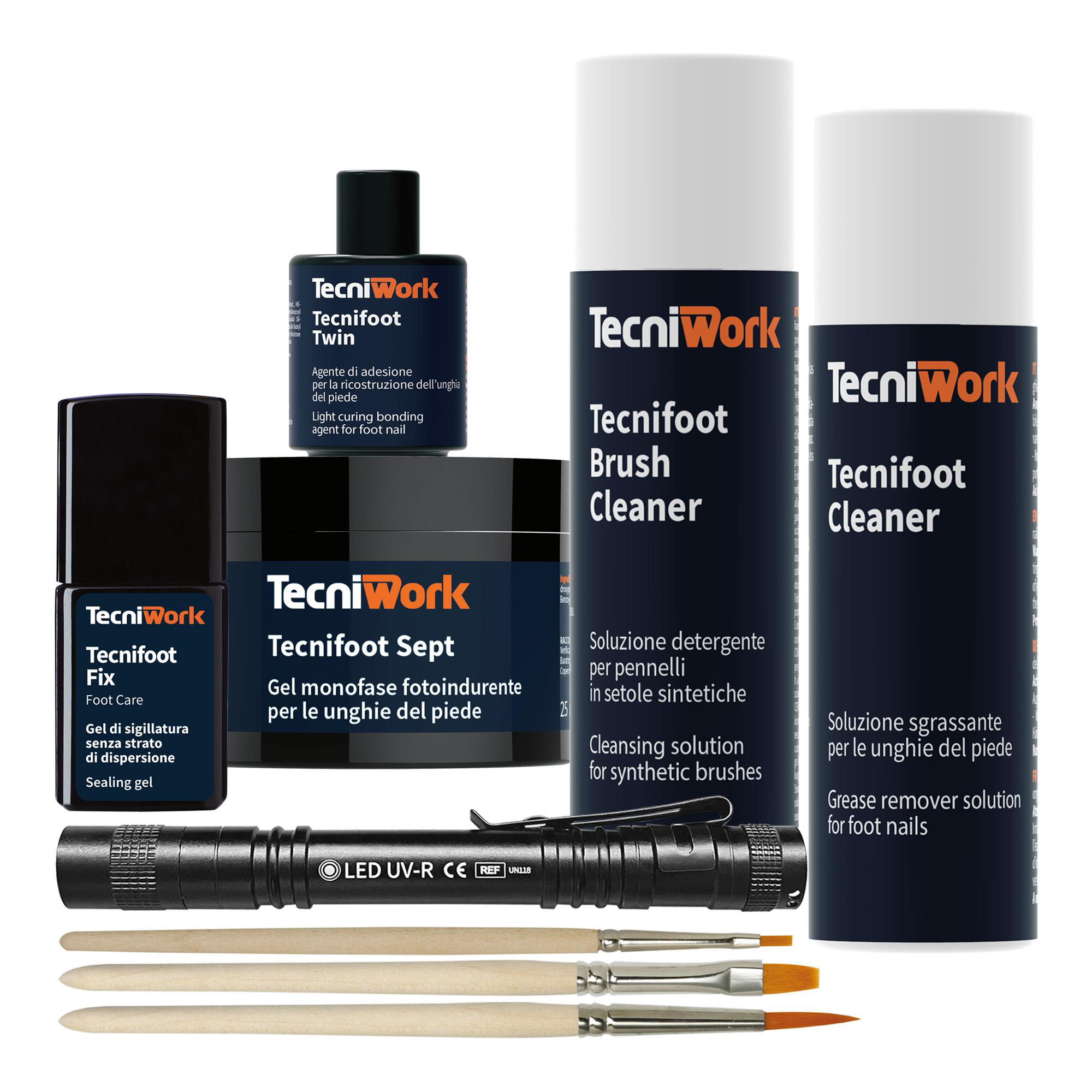 Komplettes System zur Nagelrekonstruktion Tecnifoot Set