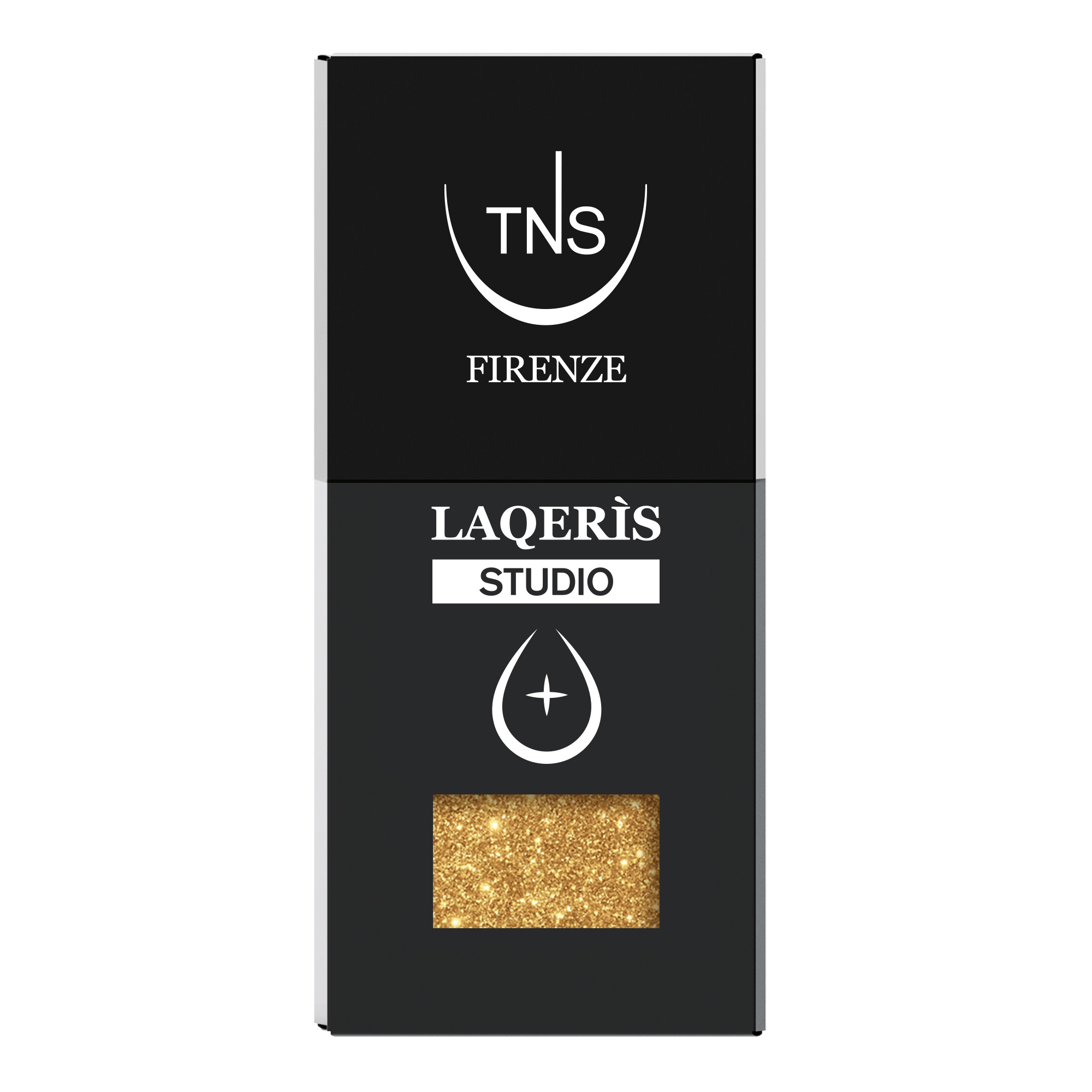 Smalto semipermanente Glitter Gold oro Laqerìs Studio TNS 10 ml