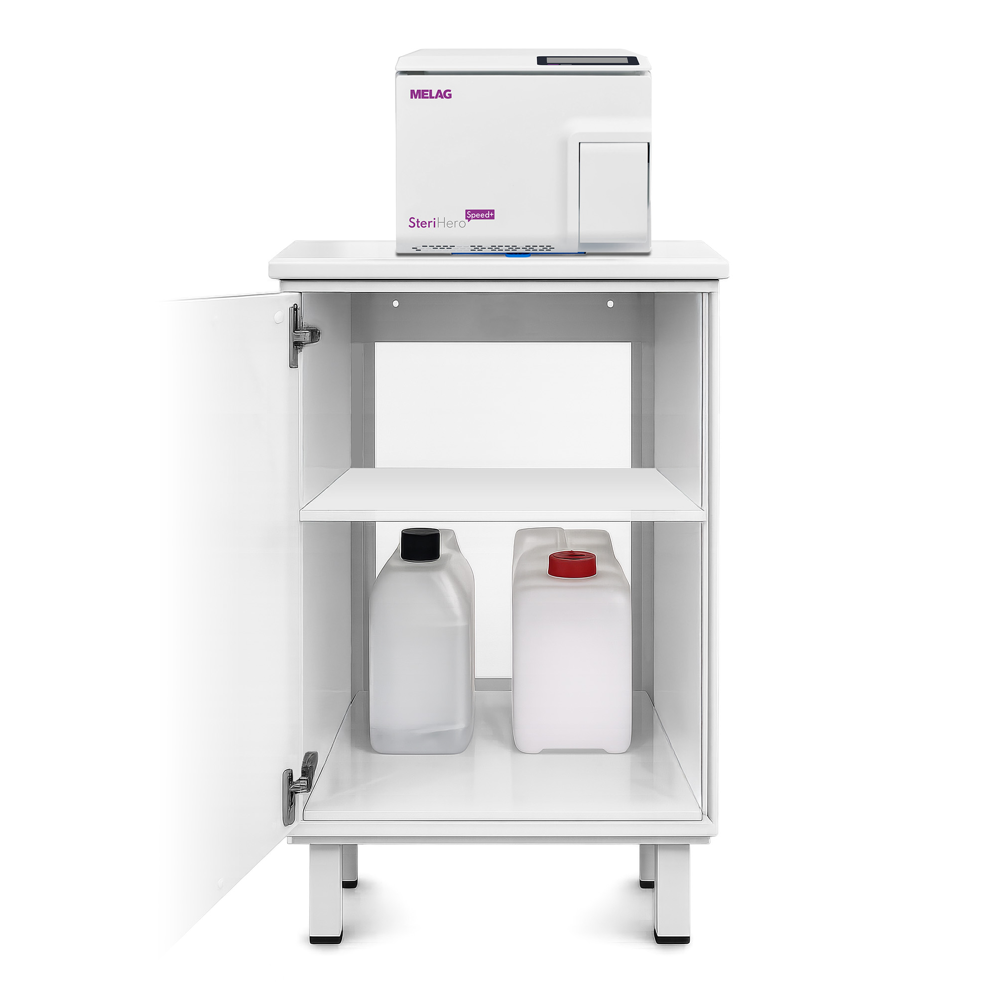 Modul für Autoklavenschrank mit Tür und Füßen