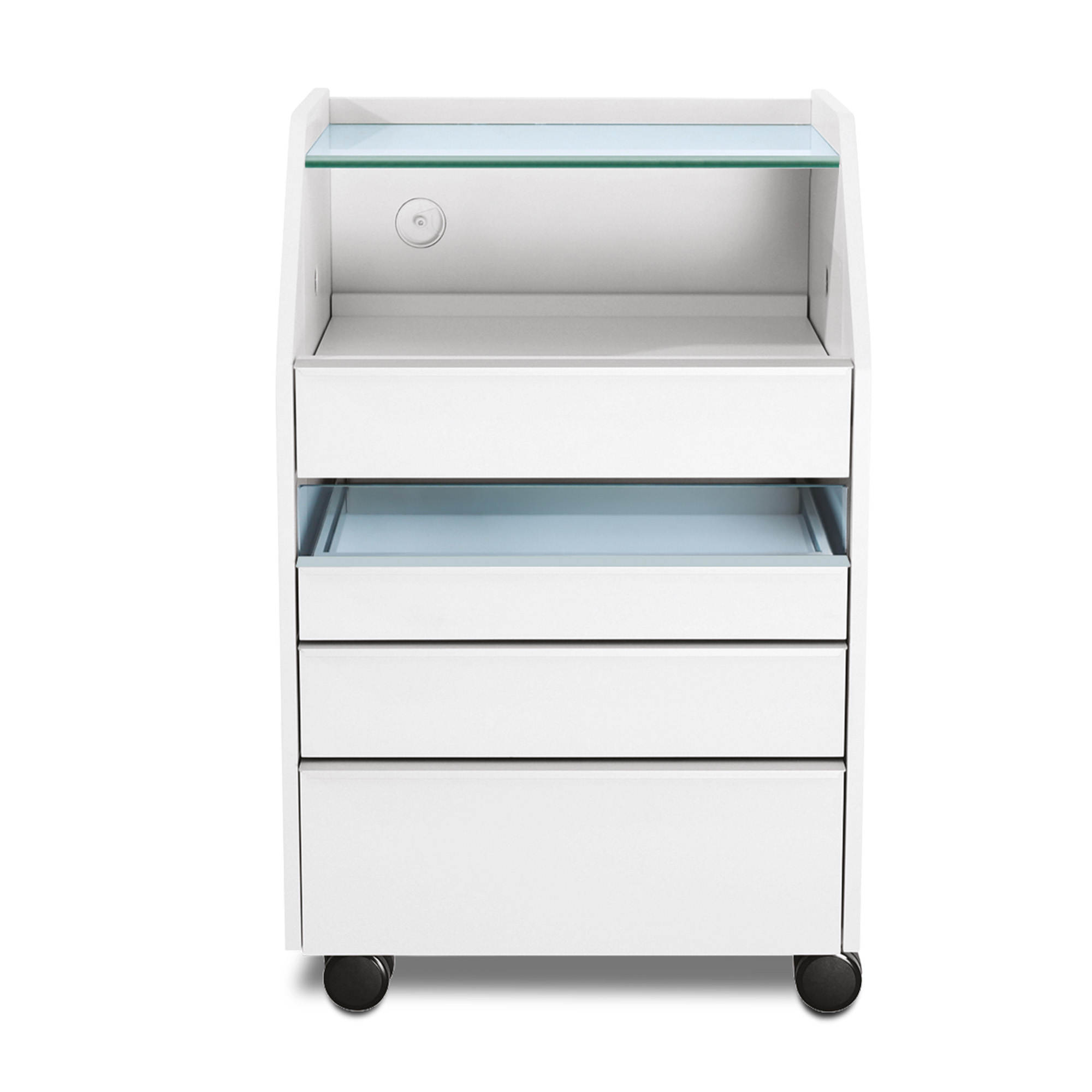 Promozione Riunito postazione di lavoro mobile Podocart e Lampada Led con lente 3 dt