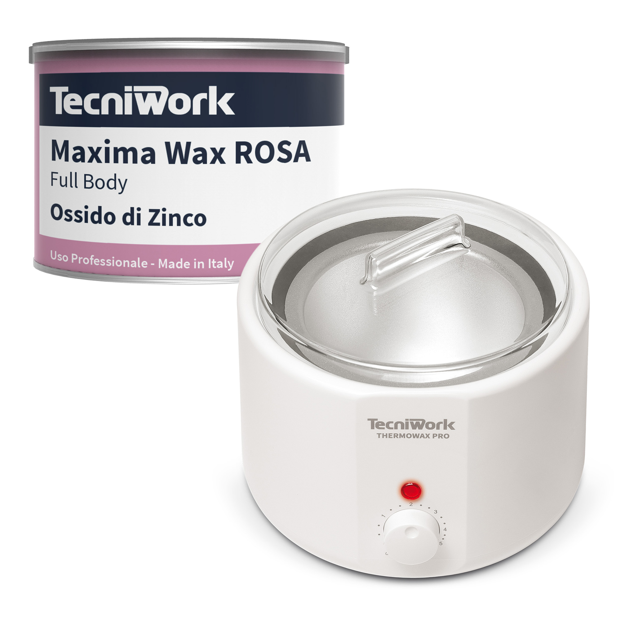 Promozione cera Maxima Wax Rosa 30+6 con Scaldacera e Palette spandicera
